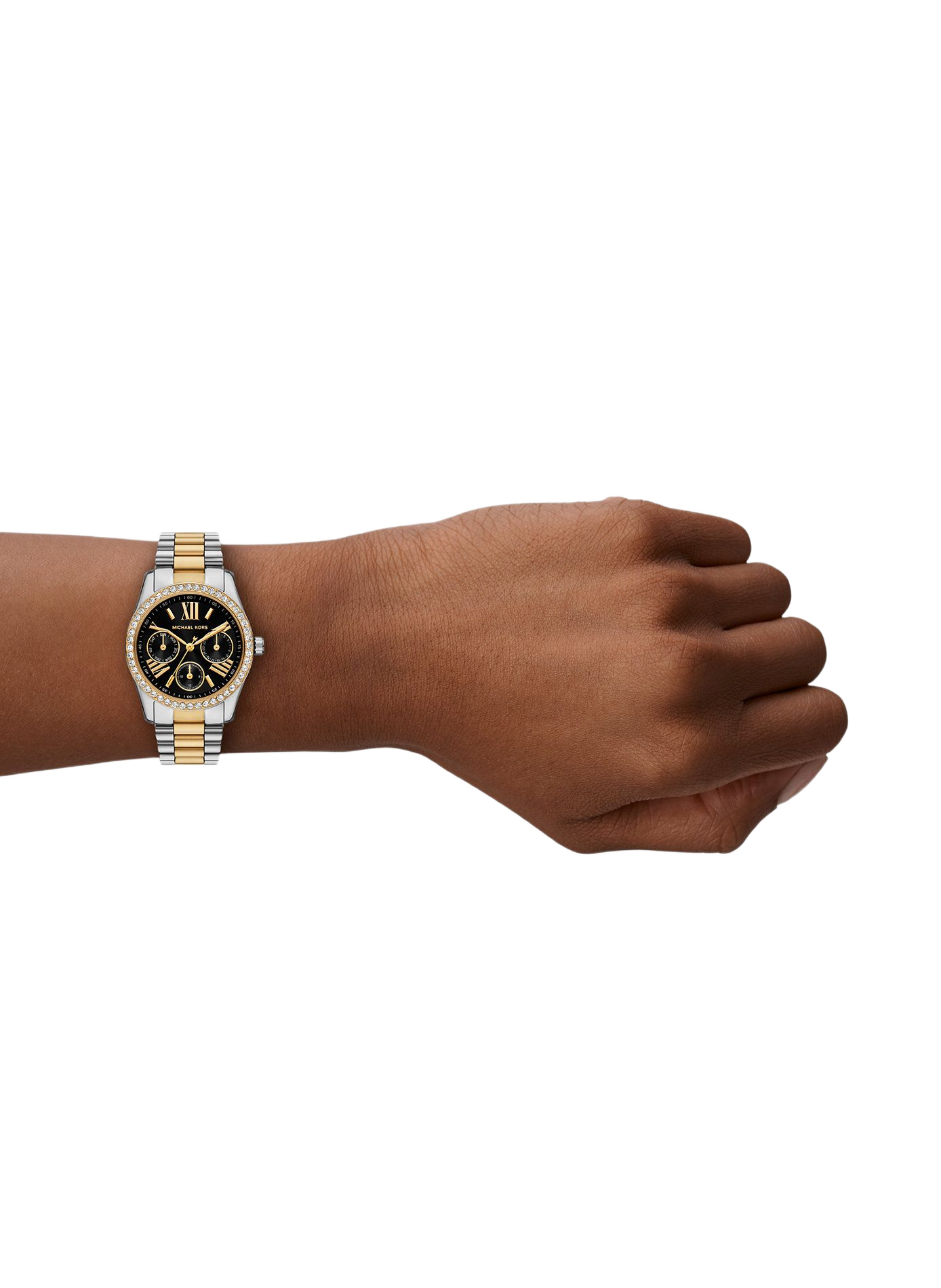 Montre quartz Lexington Lux en acier inoxydable MICHAEL KORS MONTRES Noir