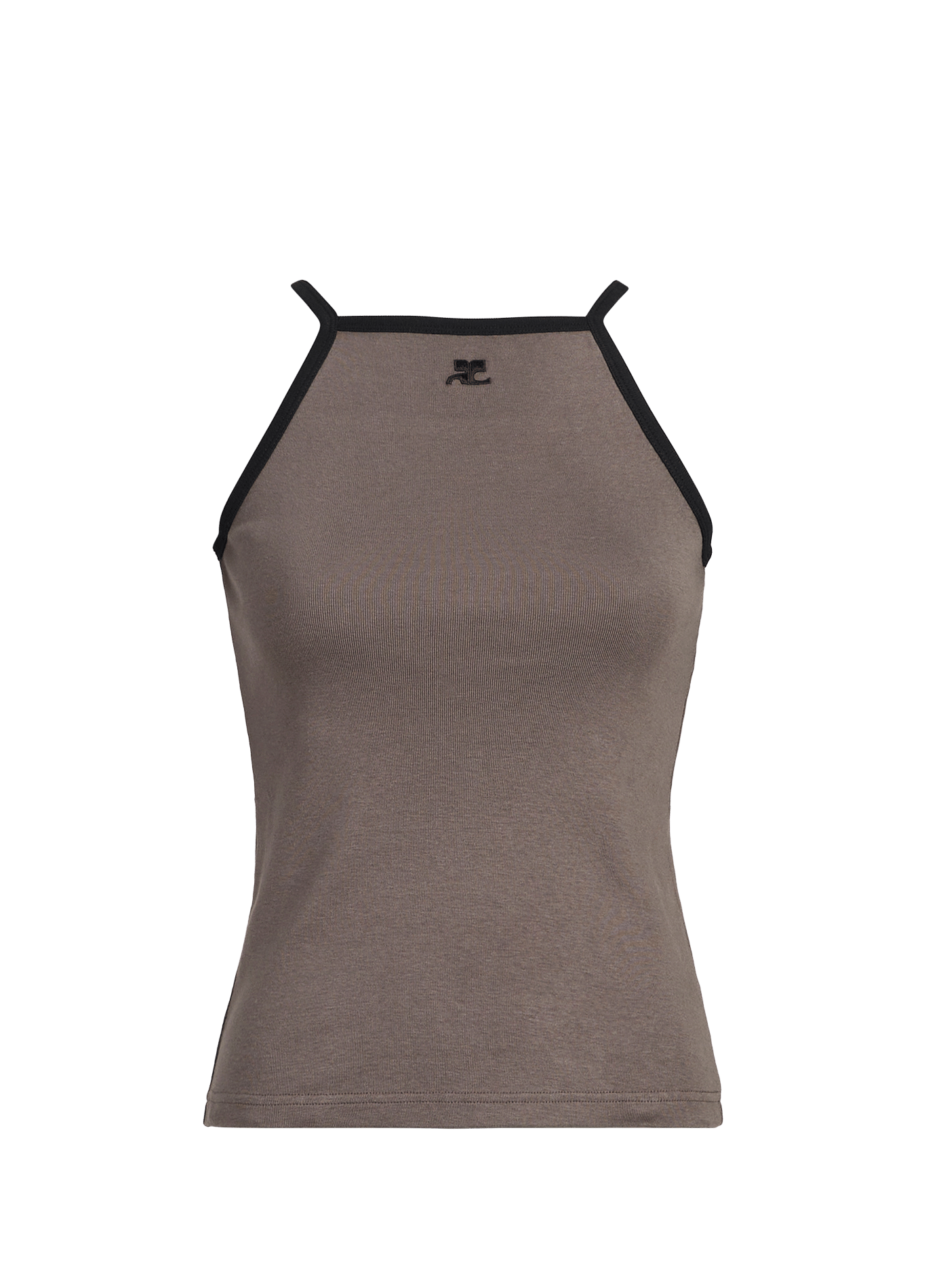 Effen katoenen hemdje COURRÈGES Zwart