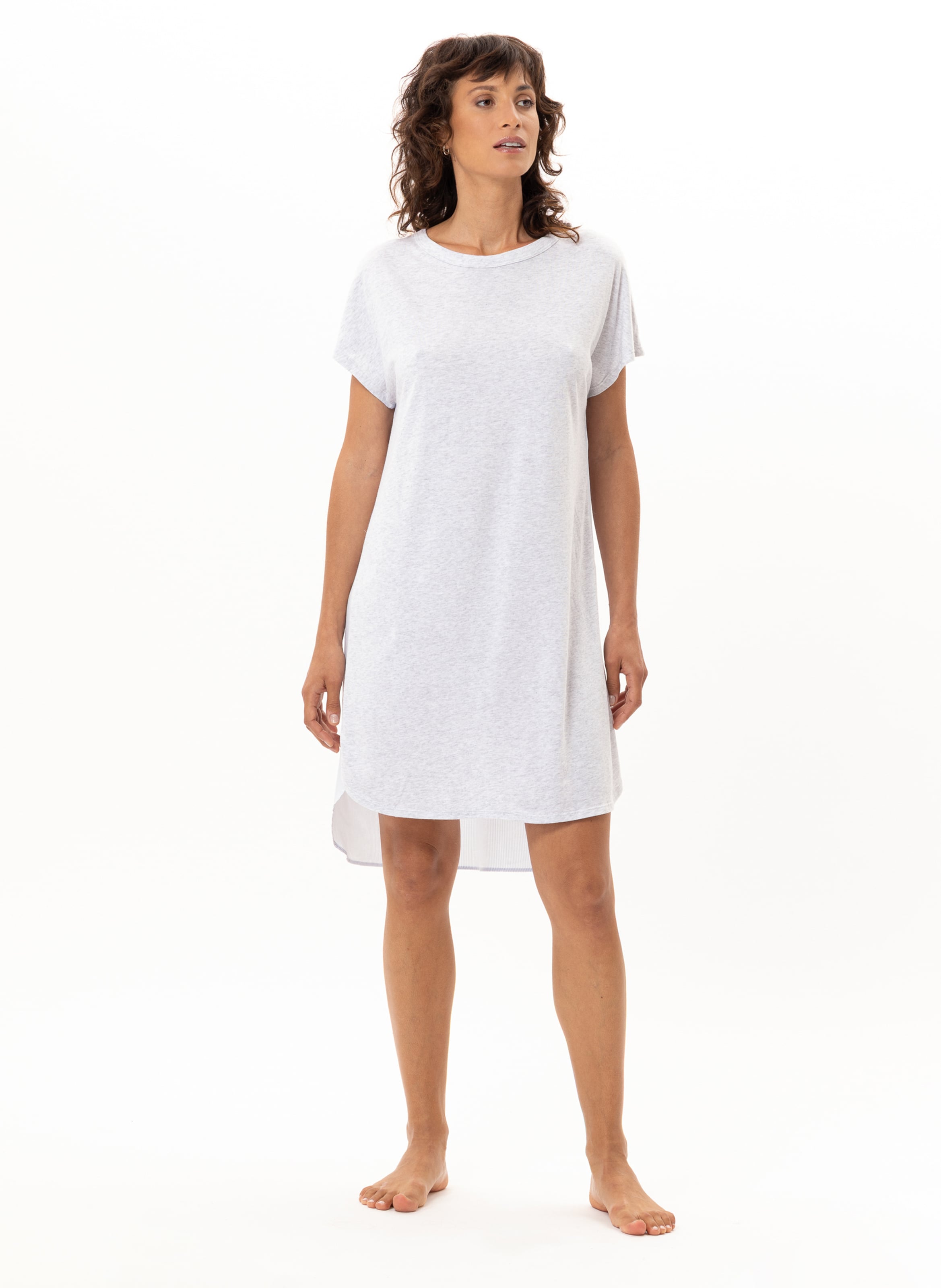 Chemise de nuit en coton modal amy 201 LE CHAT Multicolore