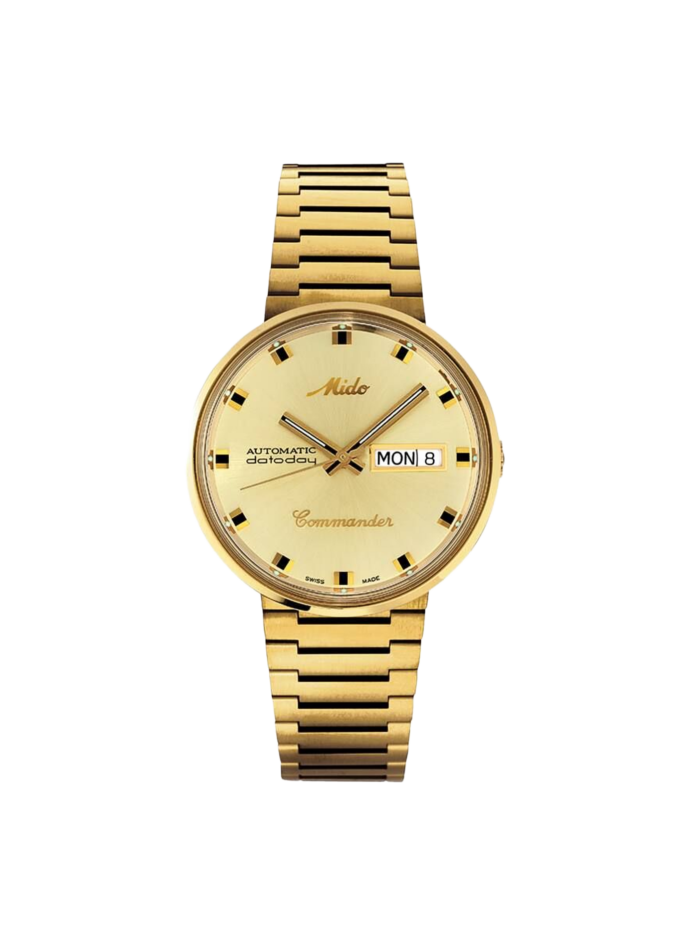 Montre Commander 1959 en acier inoxydable MIDO Jaune