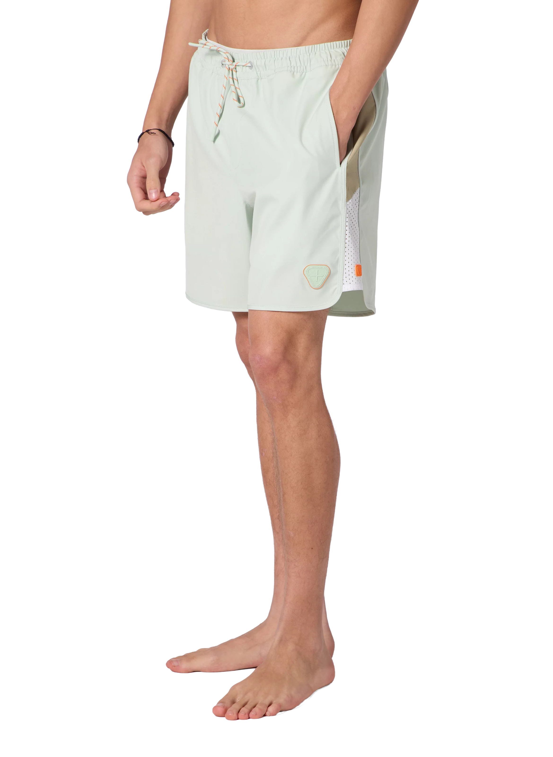 Short de bain Samy en color-block GERTRUDE ET GASTON Multicolore