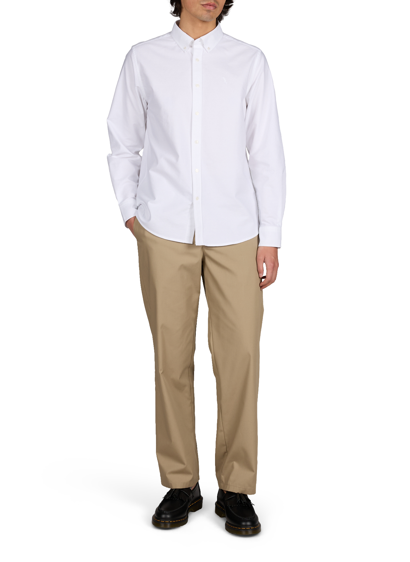 Chemise droite Empire en coton mélangé AIGLE Blanc