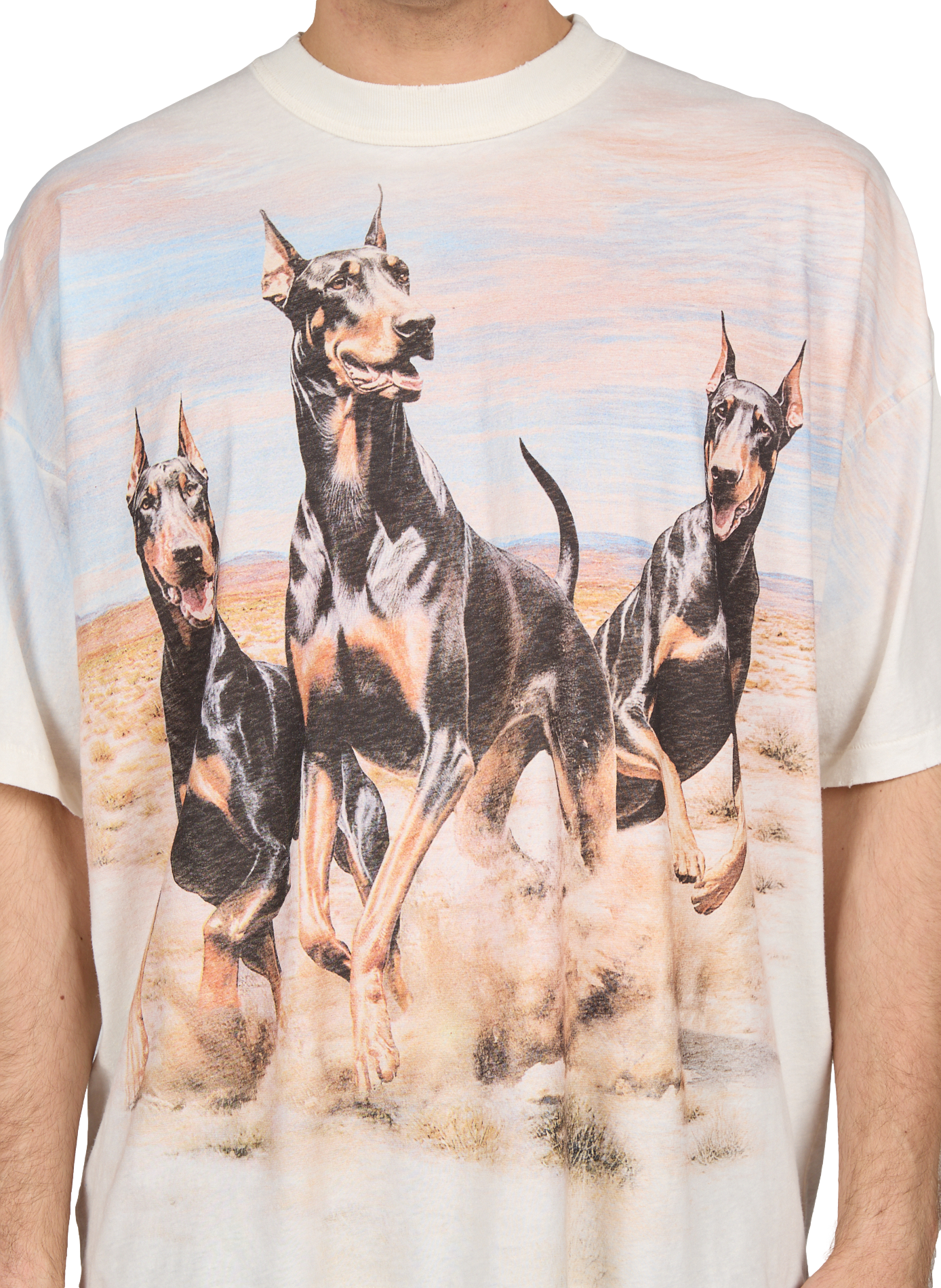 T-shirt imprimé en coton mélangé REPRESENT Blanc