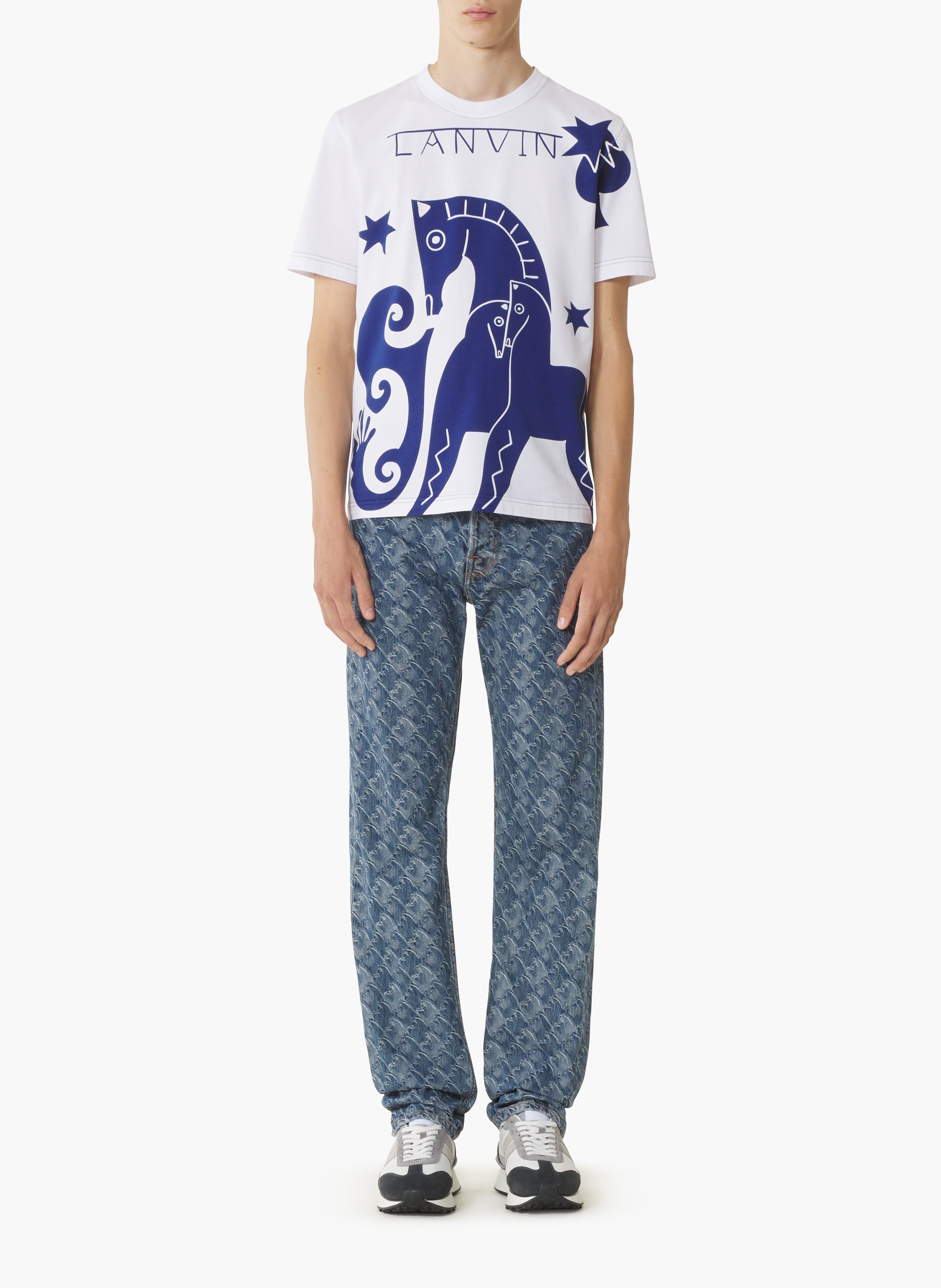 T-shirt imprimé lunar year LANVIN Blanc