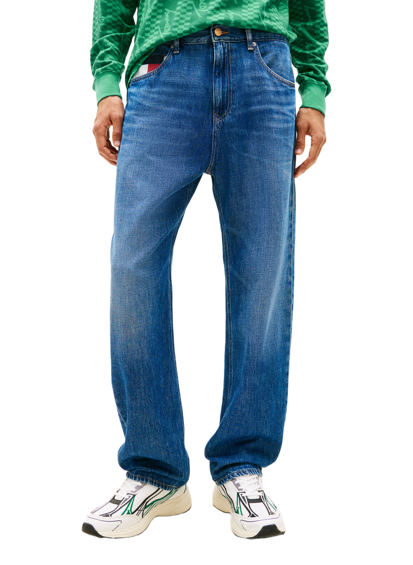 Gerade geschnittene Otis Jeans aus Baumwollmischung TOMMY HILFIGER Blau