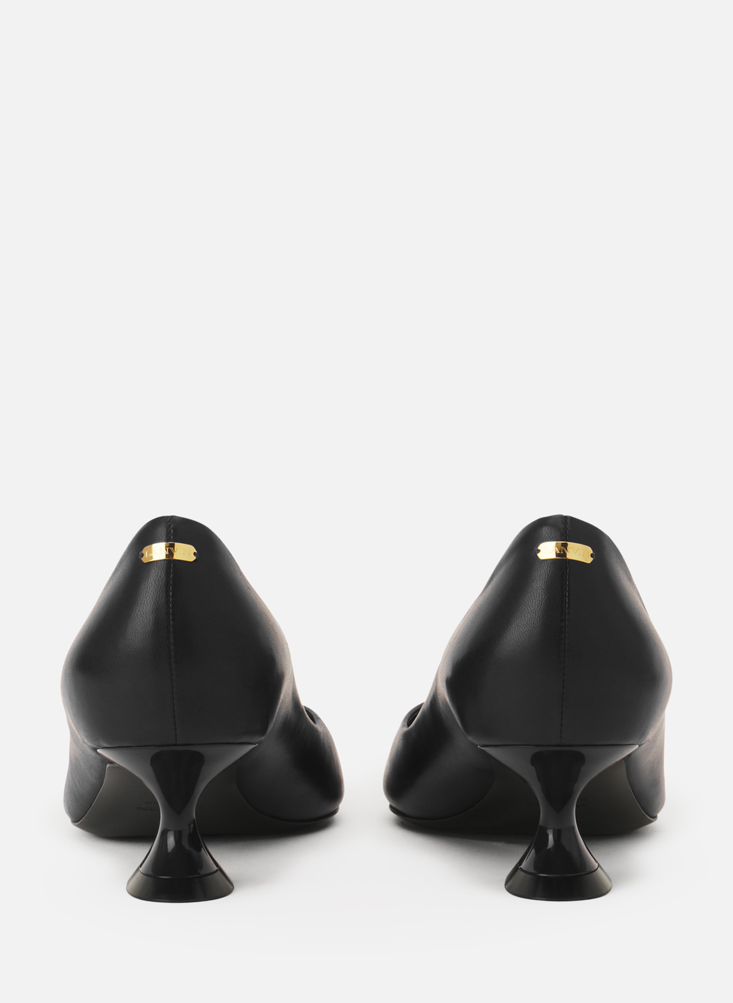 Escarpin midnight step en cuir LANVIN Noir