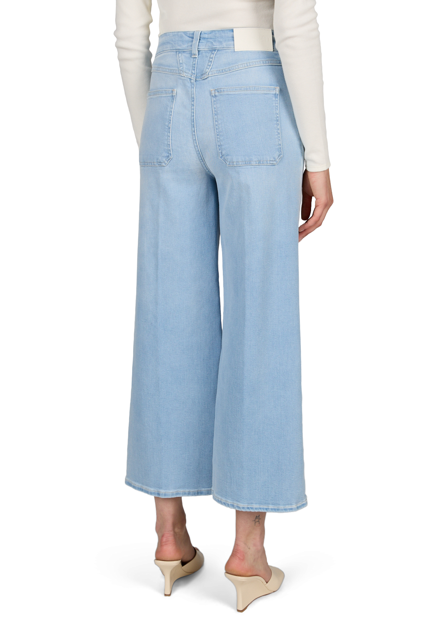 Jean large Wera en coton mélangé CLOSED Bleu