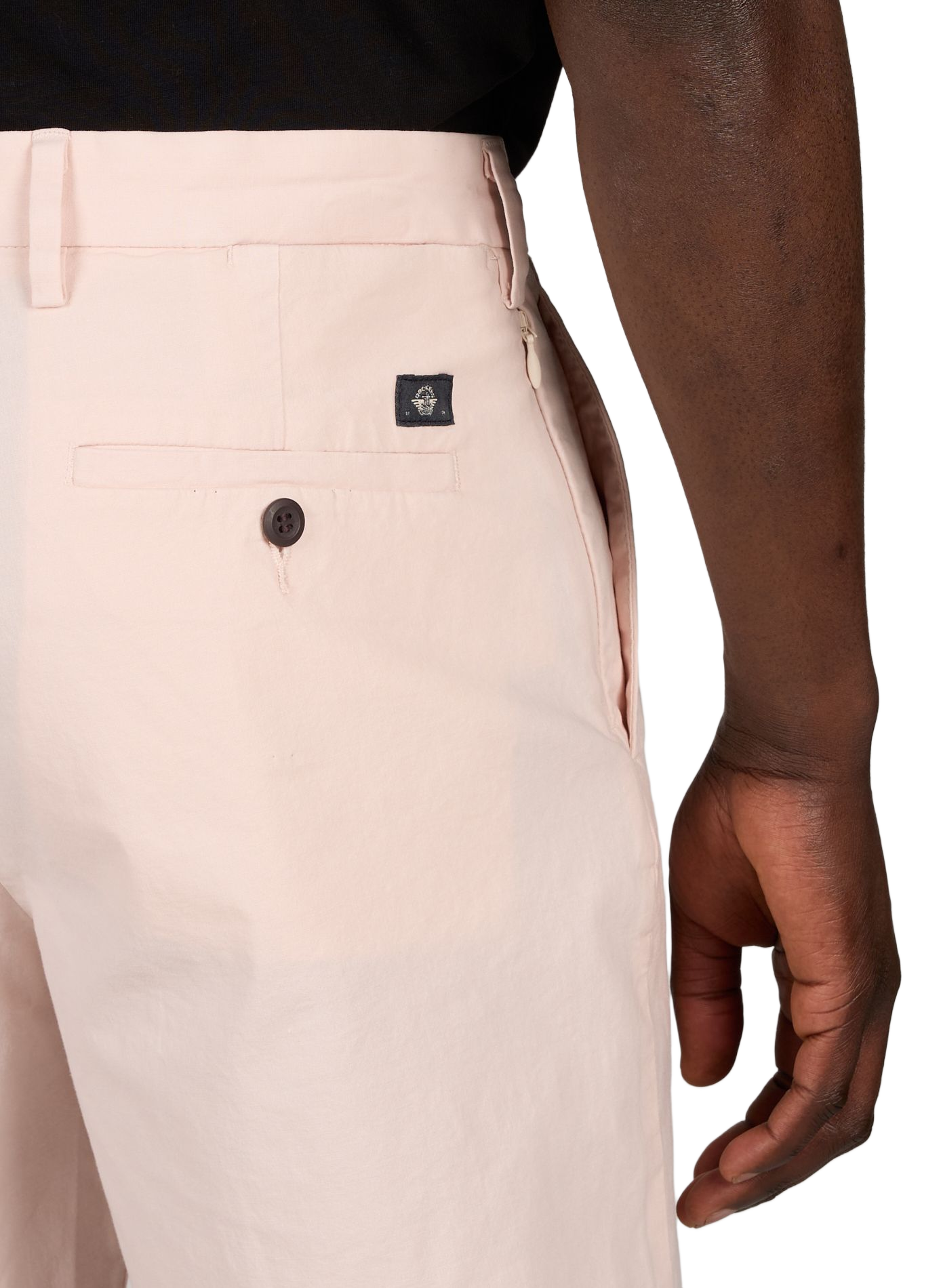 Short droit en coton mélangé DOCKERS Rose