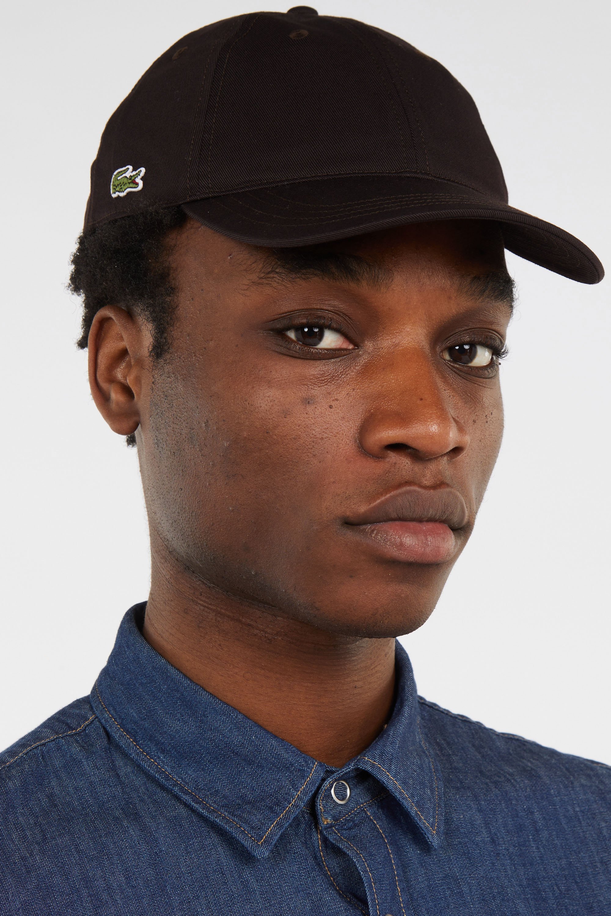 Casquette casq rk0440-00 core cap 001 white LACOSTE Marron