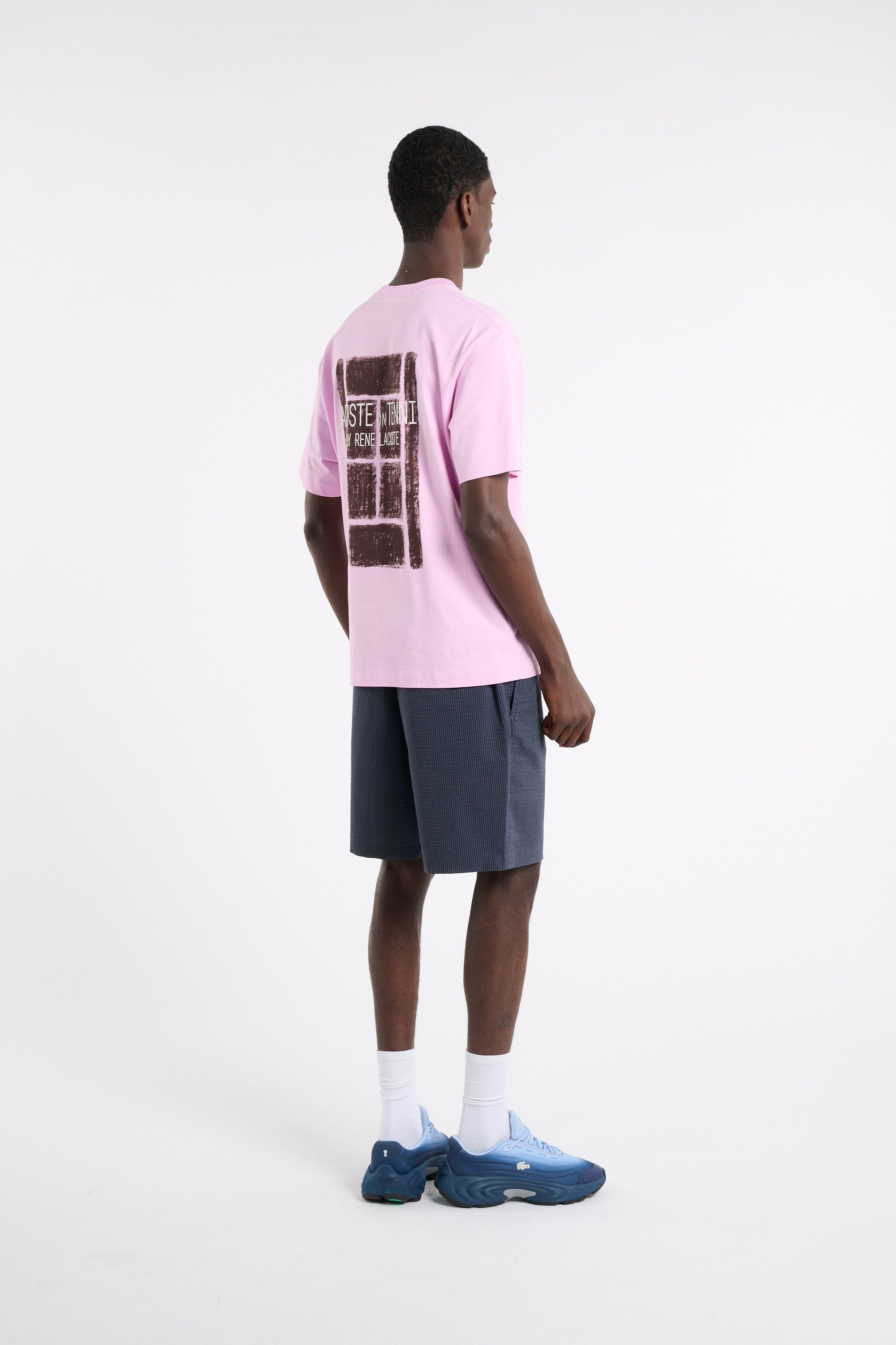 T-shirt tee-shirt LACOSTE Rose