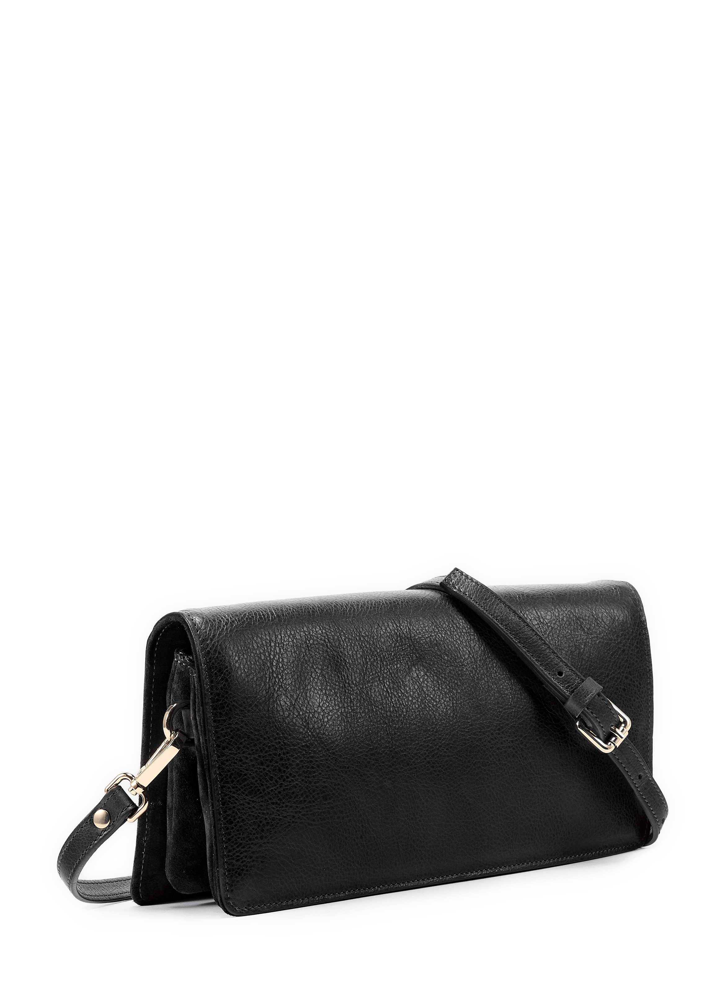 Leather shoulder bag SAISON 1865 Black