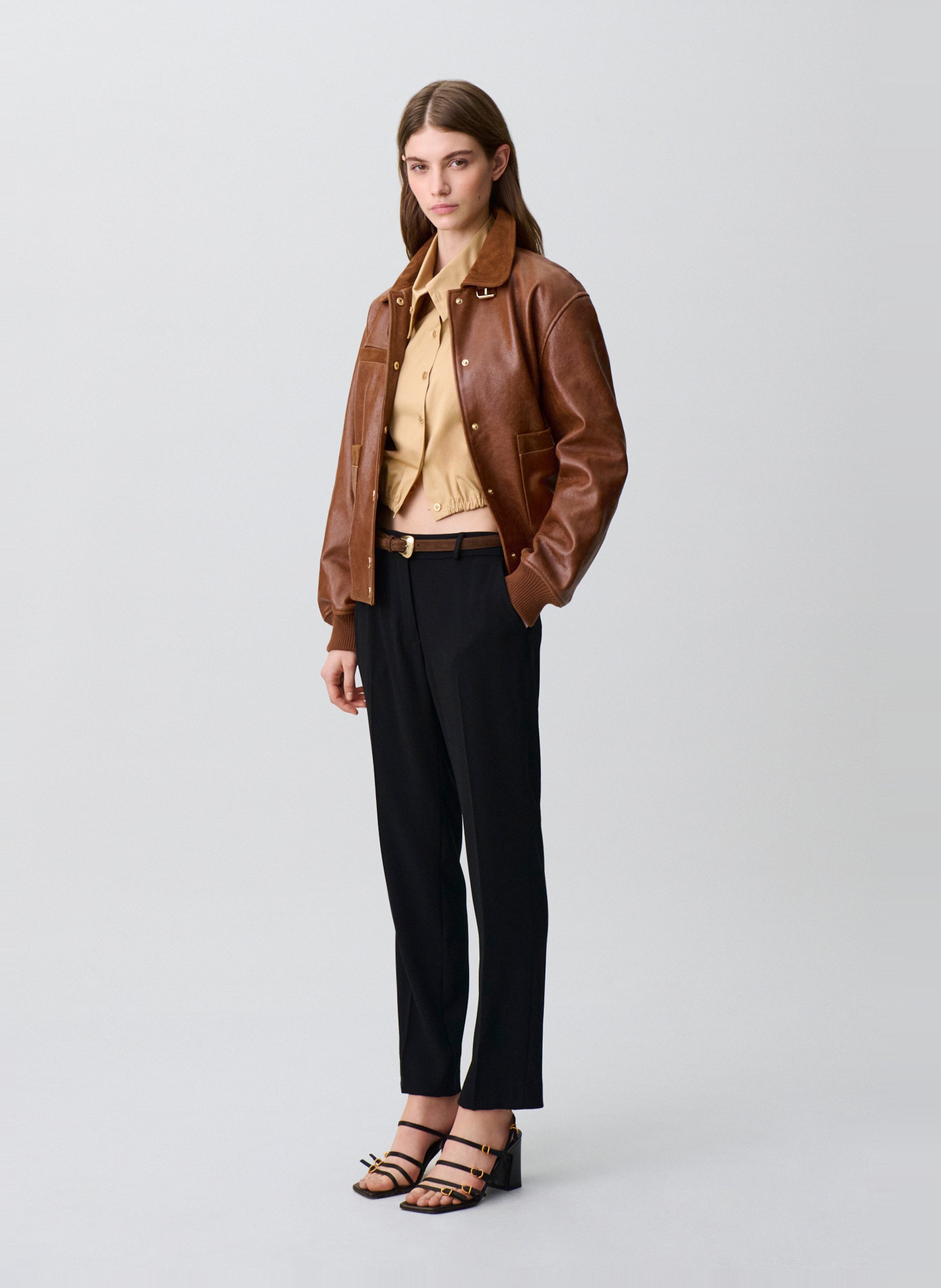 Pantalon droit CLAUDIE PIERLOT Noir