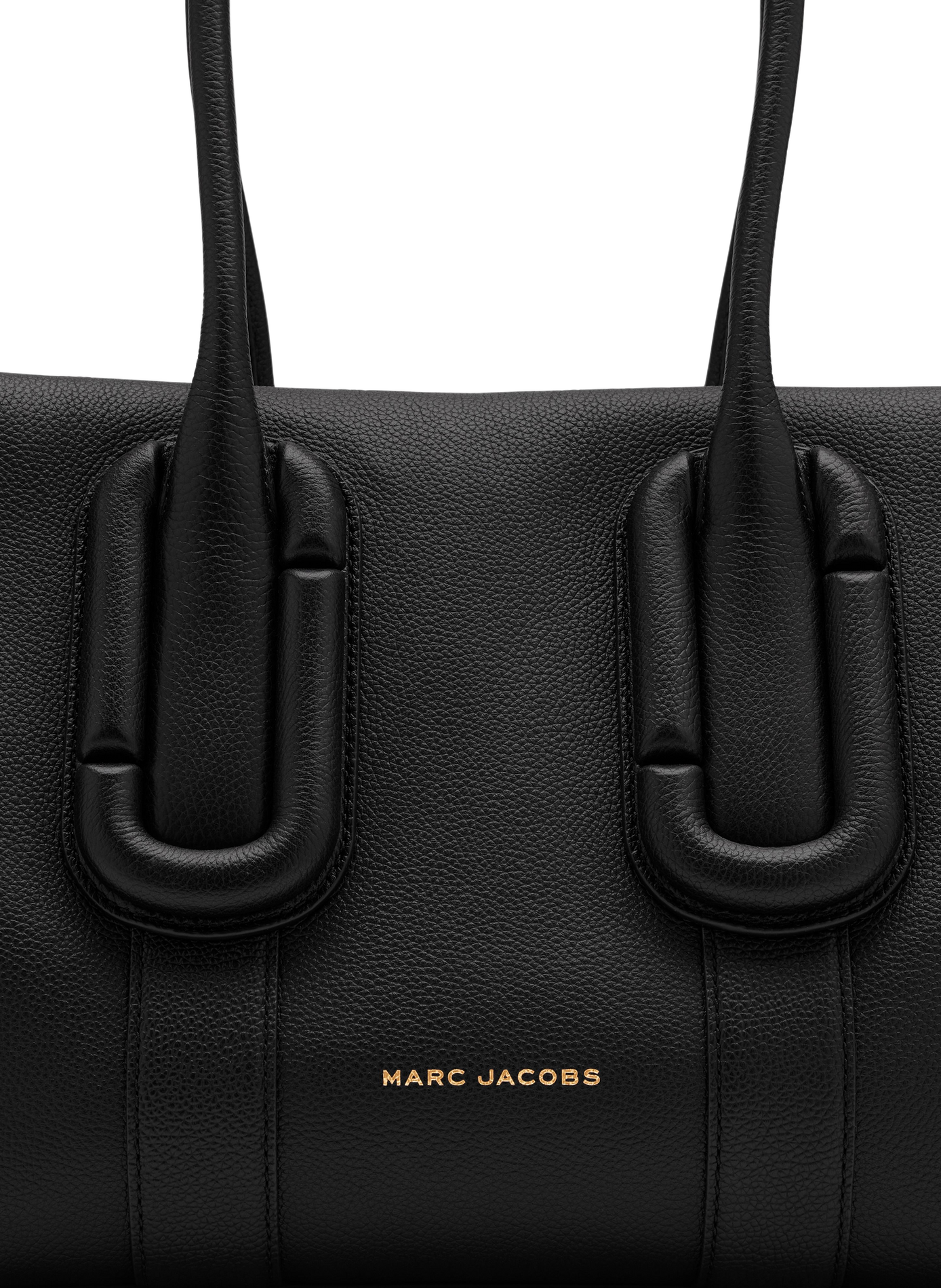 Sac bandoulière The Babe City Tote en cuir MARC JACOBS Noir