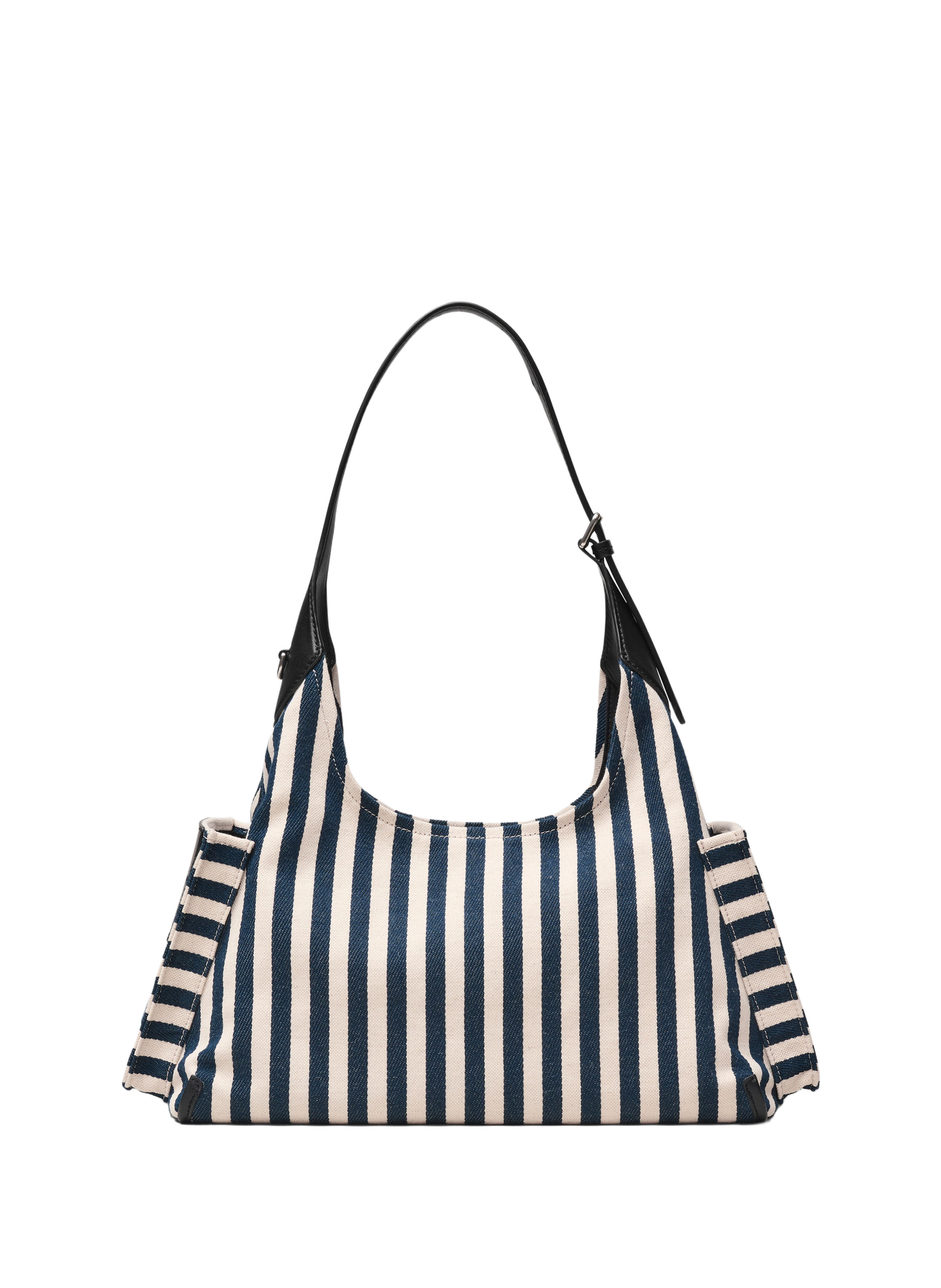 Sac The Stripe Canvas Belted en coton et lin MARC JACOBS Bleu