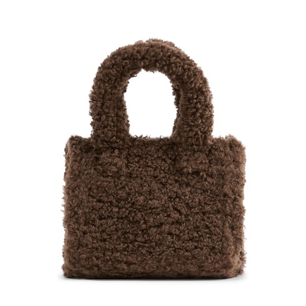 Sac à main uni effet mouton Sac à main uni effet mouton