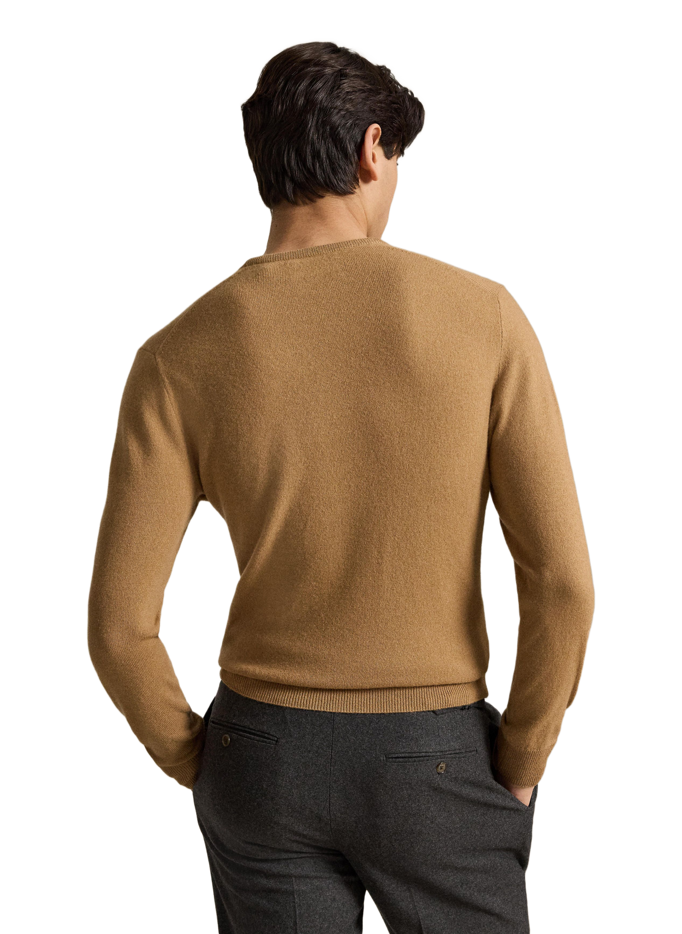Pull col rond en laine POLO RALPH LAUREN Beige