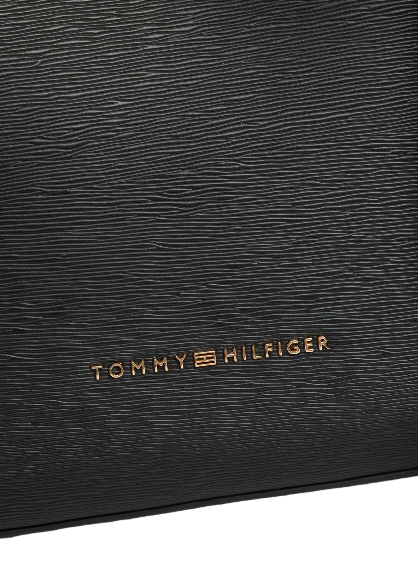 Plain shoulder bag TOMMY HILFIGER Black