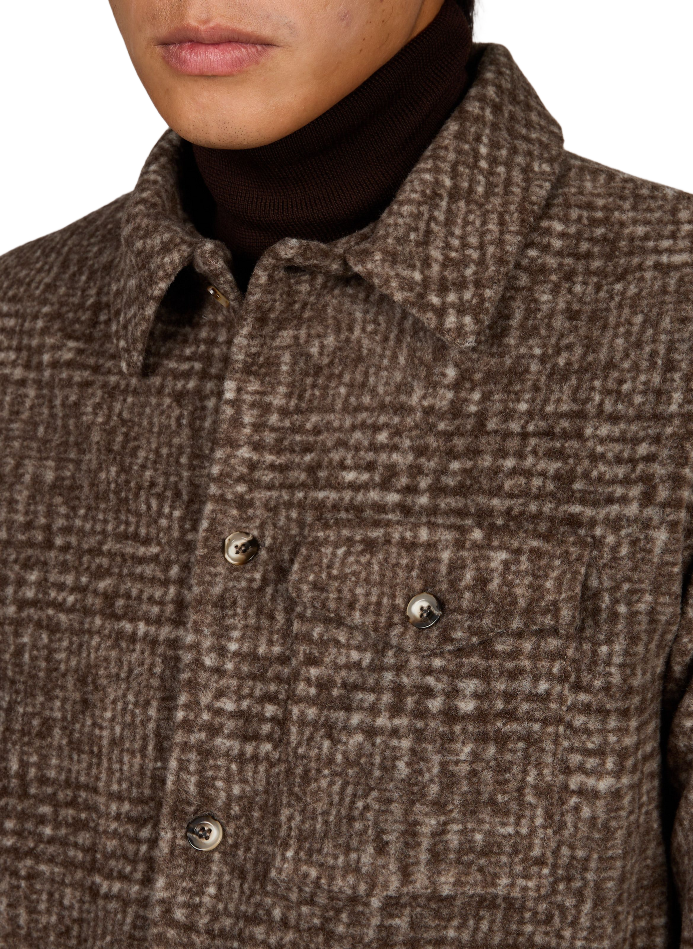 Straight jacket with classic collar 1789 CALA Khaki