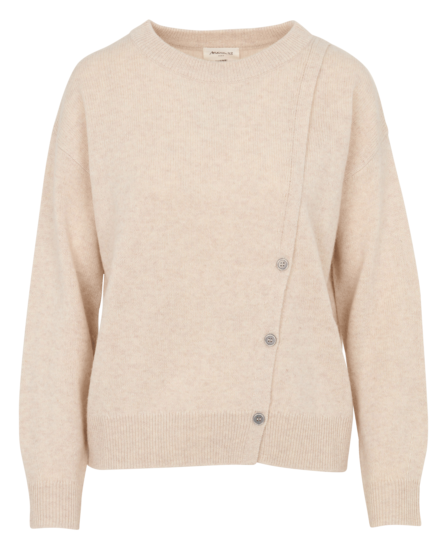 Pull oversize en laine abby MAISON 123 Blanc