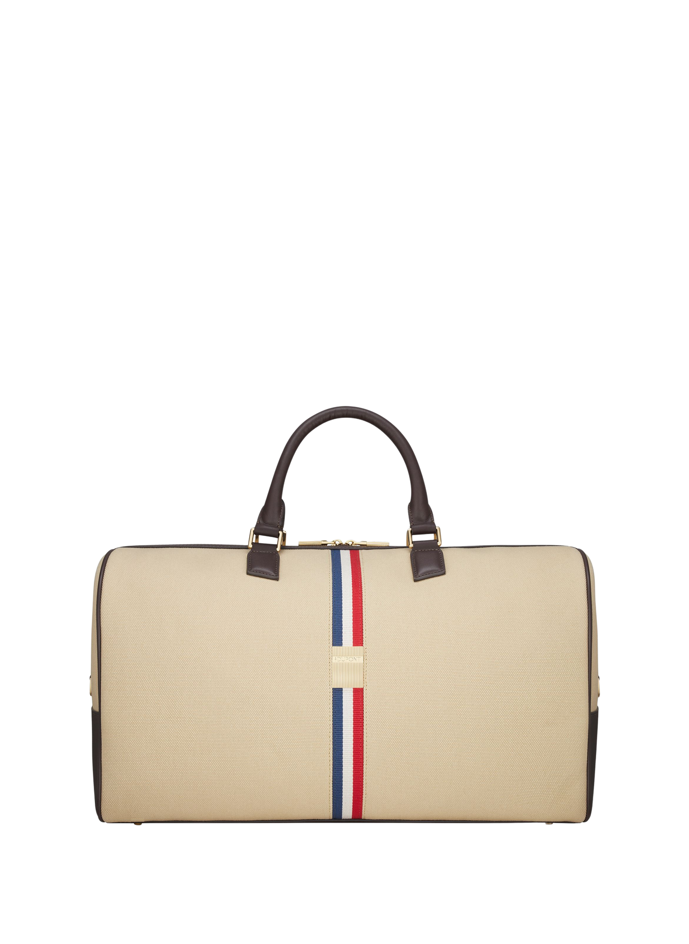 Iconic Reisetasche aus Leder und Canvas S.T. DUPONT Beige