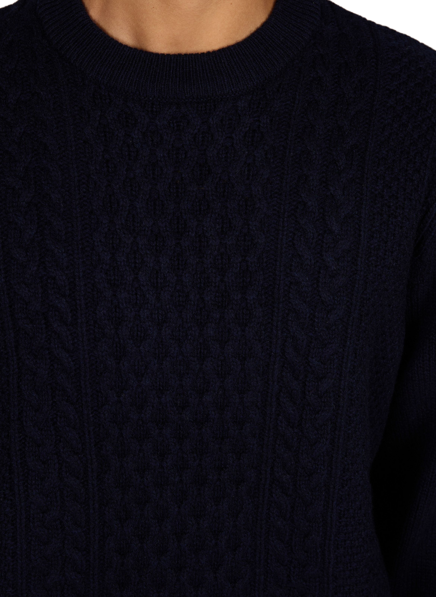 Pull col rond en laine mélangée CARHARTT WIP Bleu