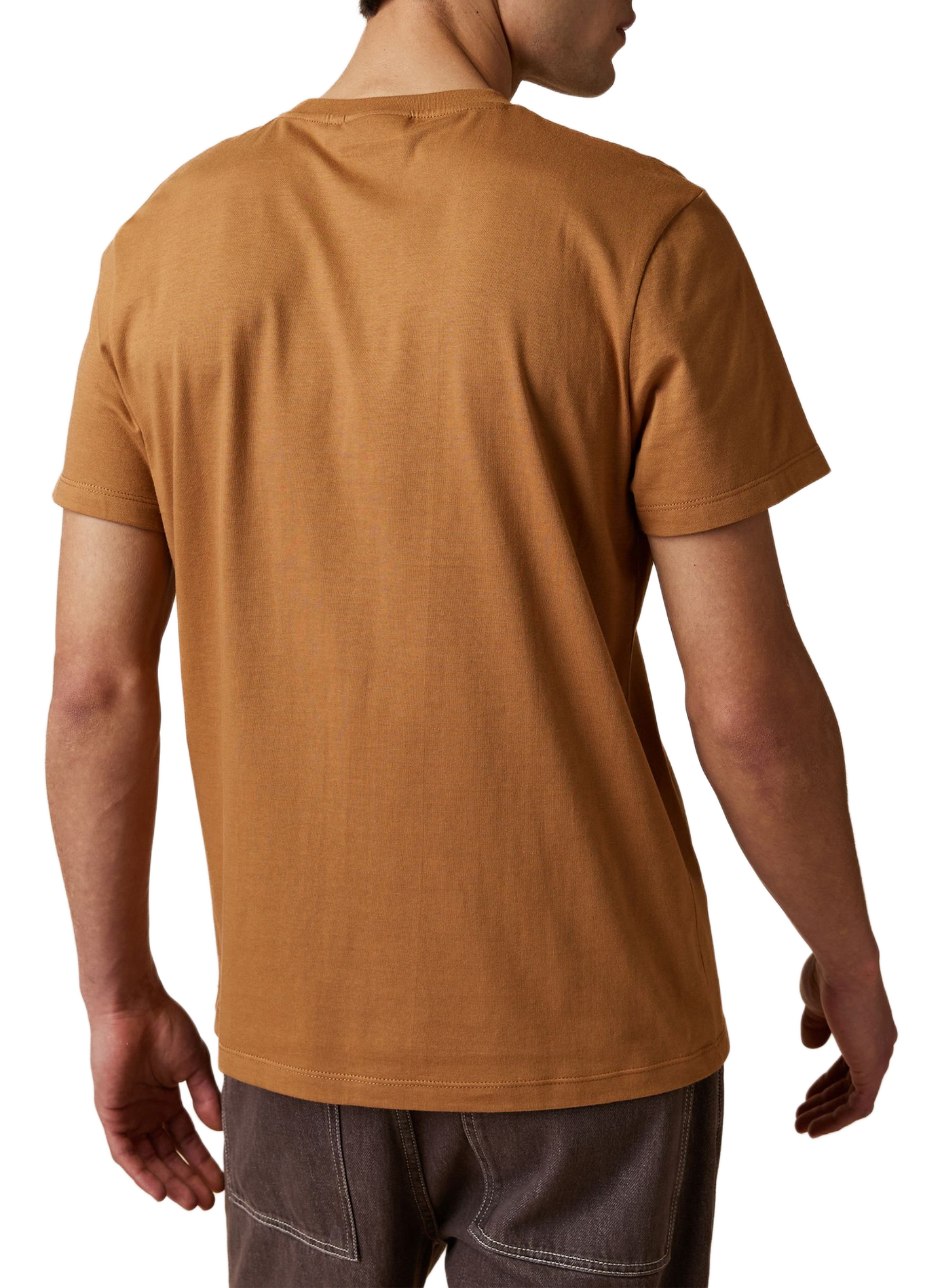 Geborduurd Arcy T-shirt van katoen FAGUO Bruin