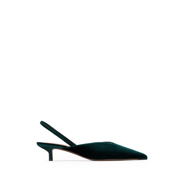 Slingback en velours