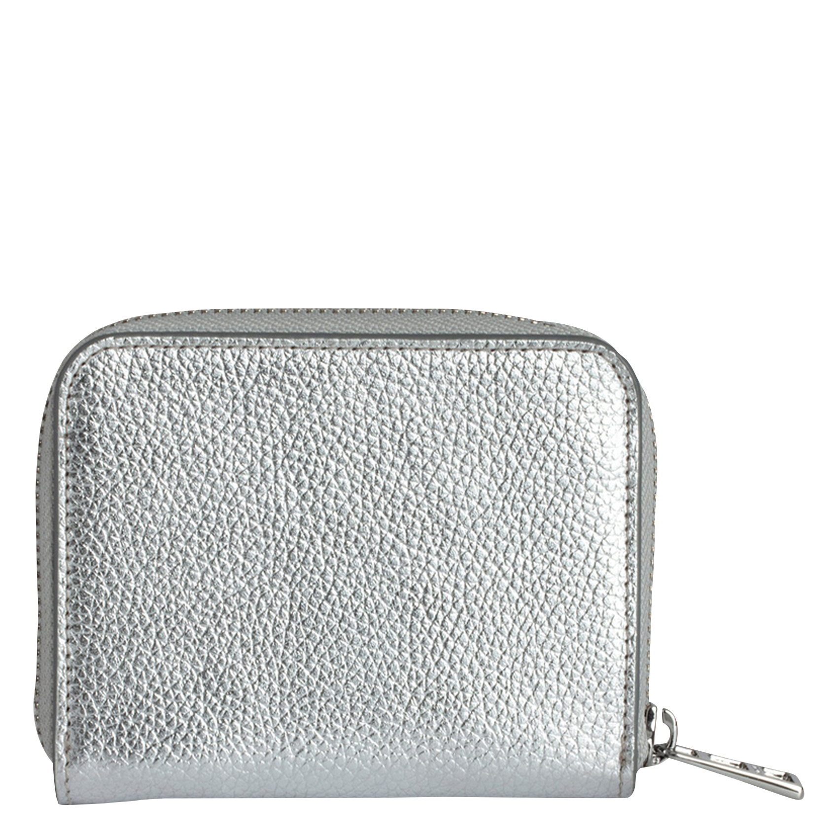 Porte-monnaie en cuir mini zv ZADIG&VOLTAIRE Gris