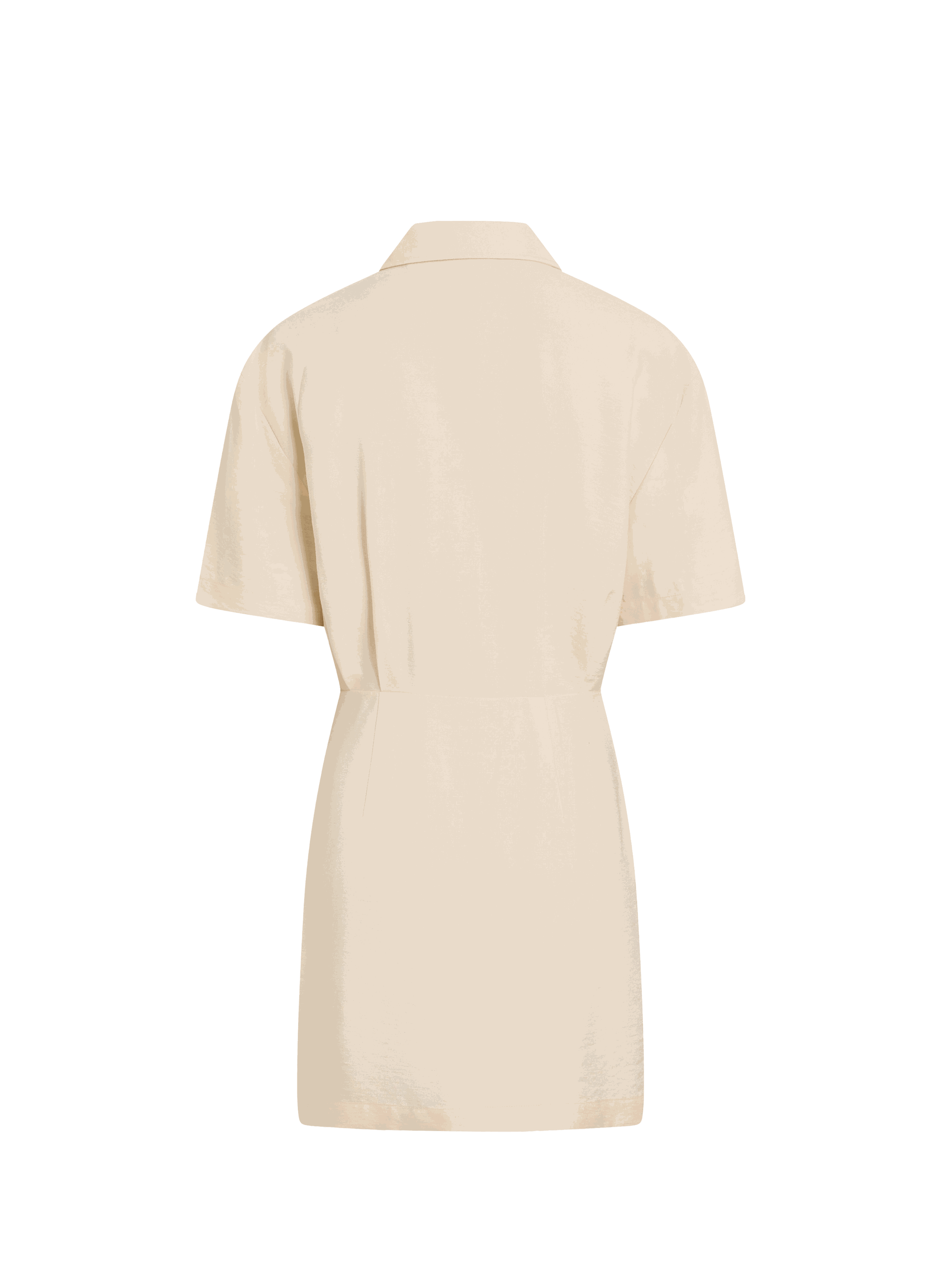 Robe chemise courte CALVIN KLEIN Beige