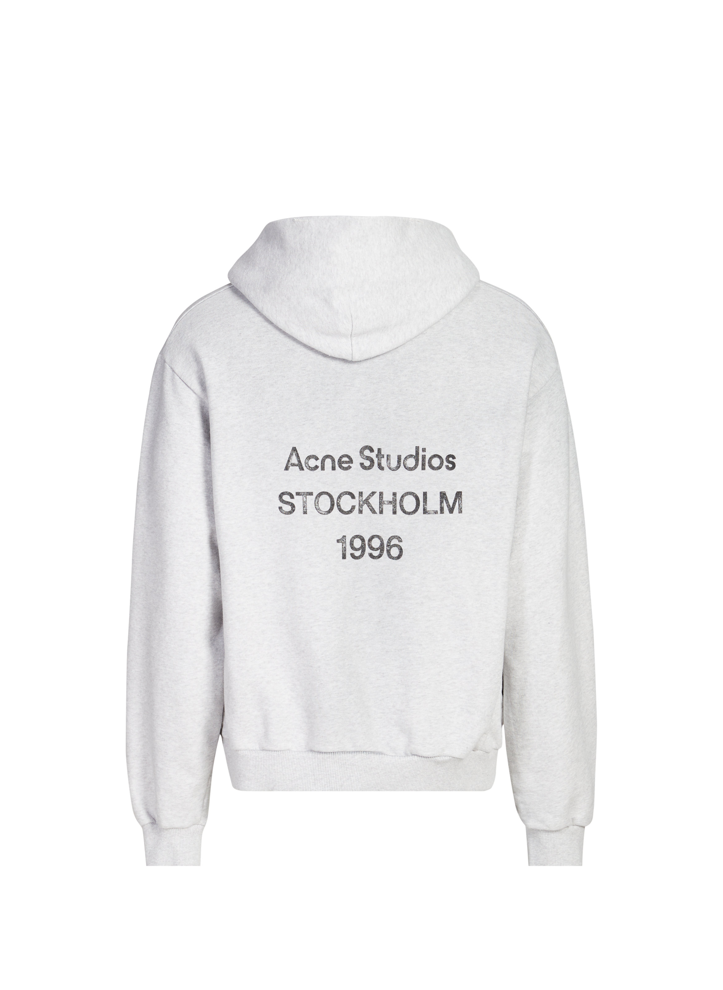 Hoodie en coton mélangé ACNE STUDIOS Gris