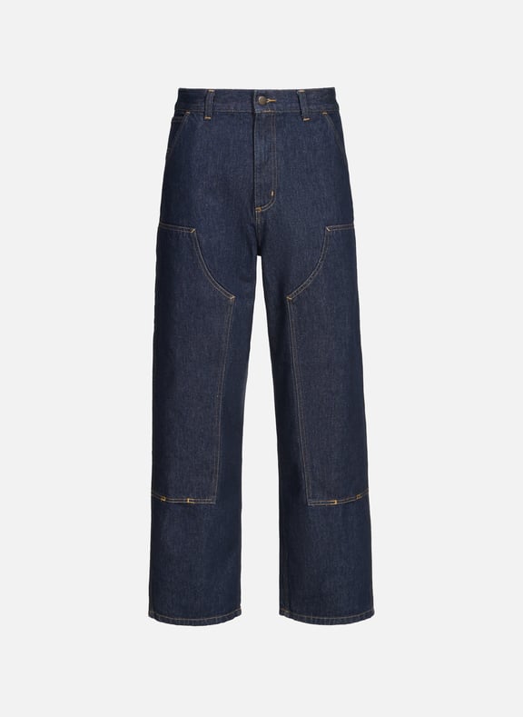 Jeans droit en coton Bleu by CARHARTT WIP CARHARTT WIP Jeans droit en coton Bleu