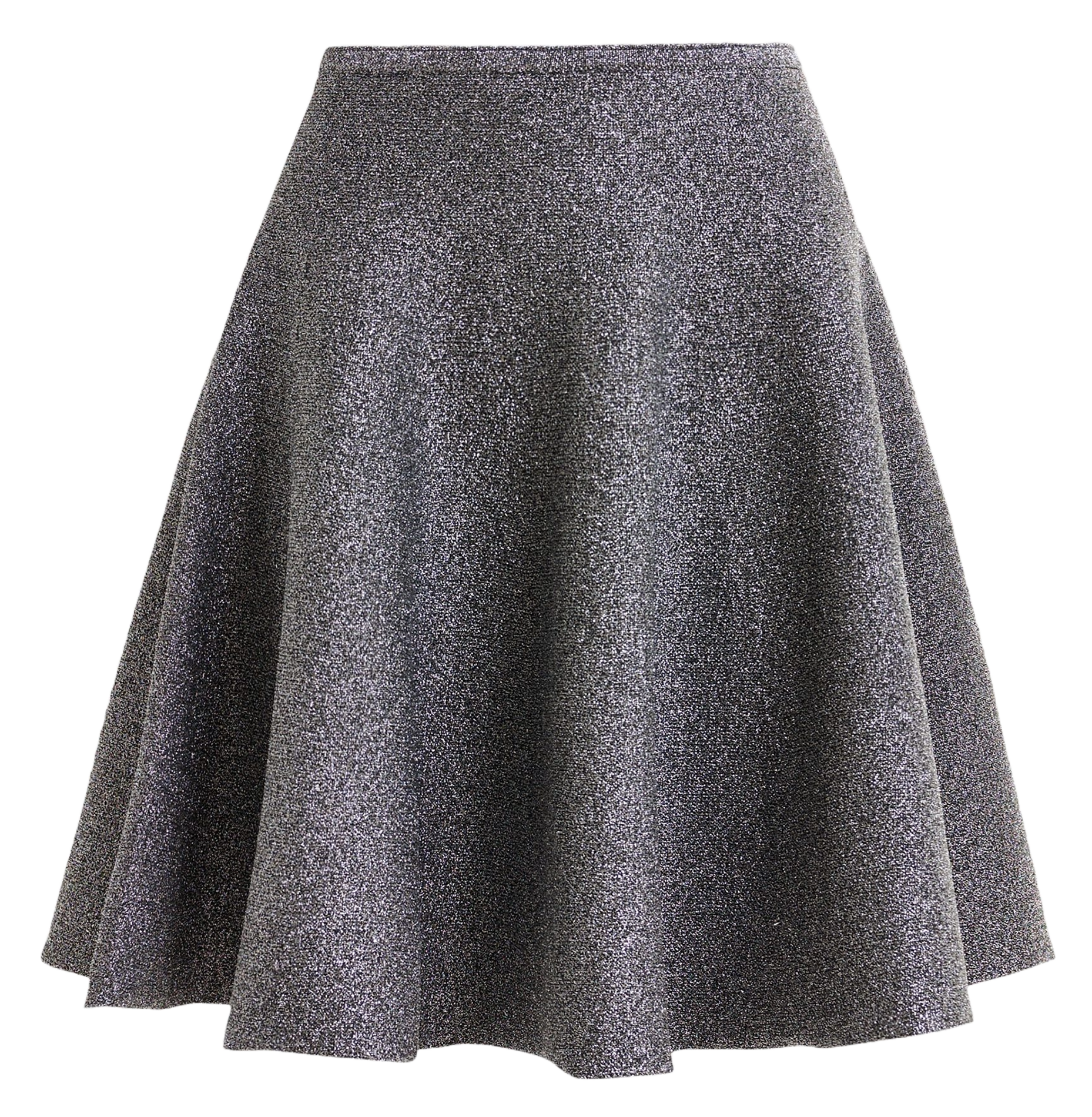Jupe courte évasée métallique icing ESSENTIEL ANTWERP Argent