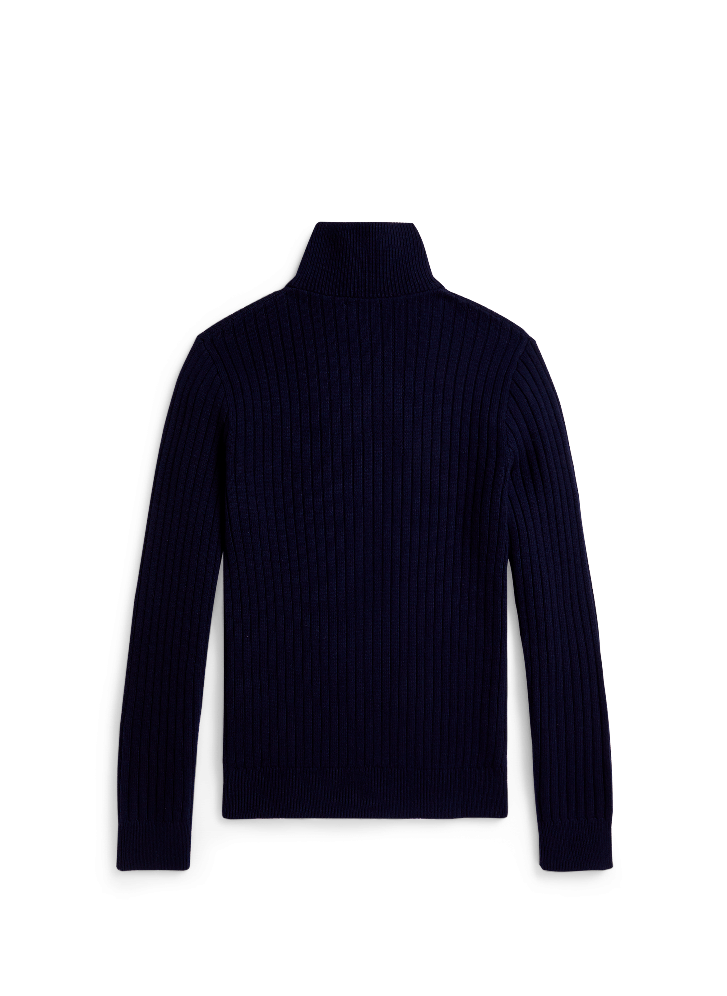 Wool and cotton zip-up sweater POLO RALPH LAUREN Blue