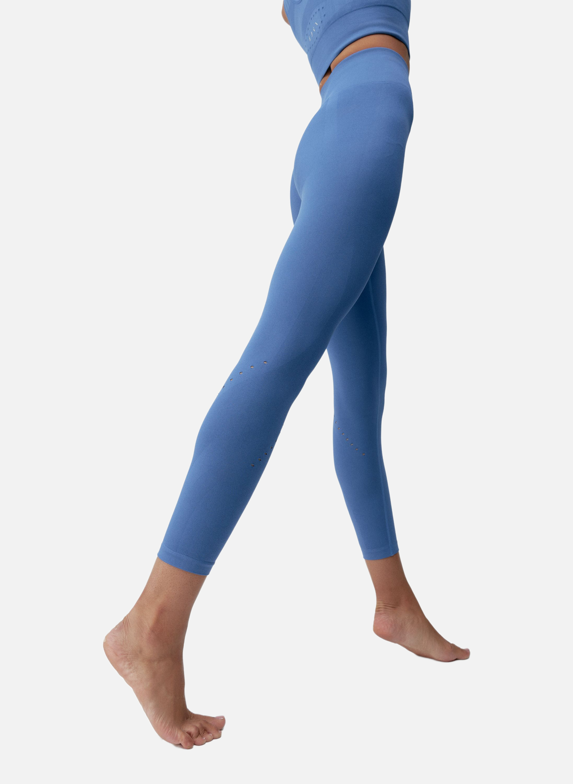 Legging de sport 7/8 seamless alana BORN LIVING YOGA Bleu
