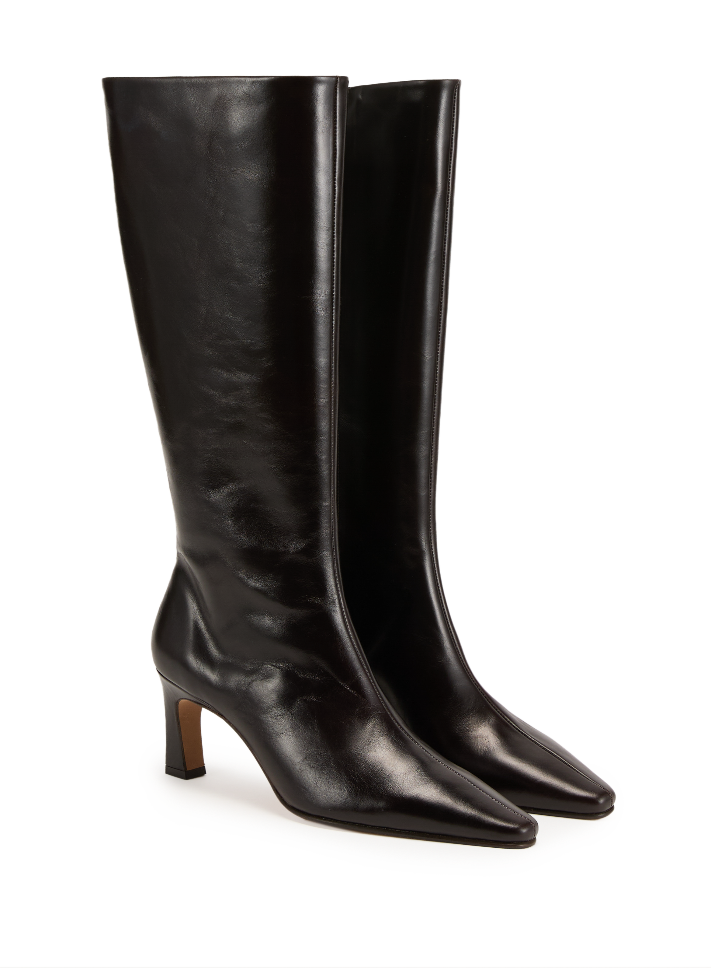 Bottes Coline en cuir BOBBIES Marron