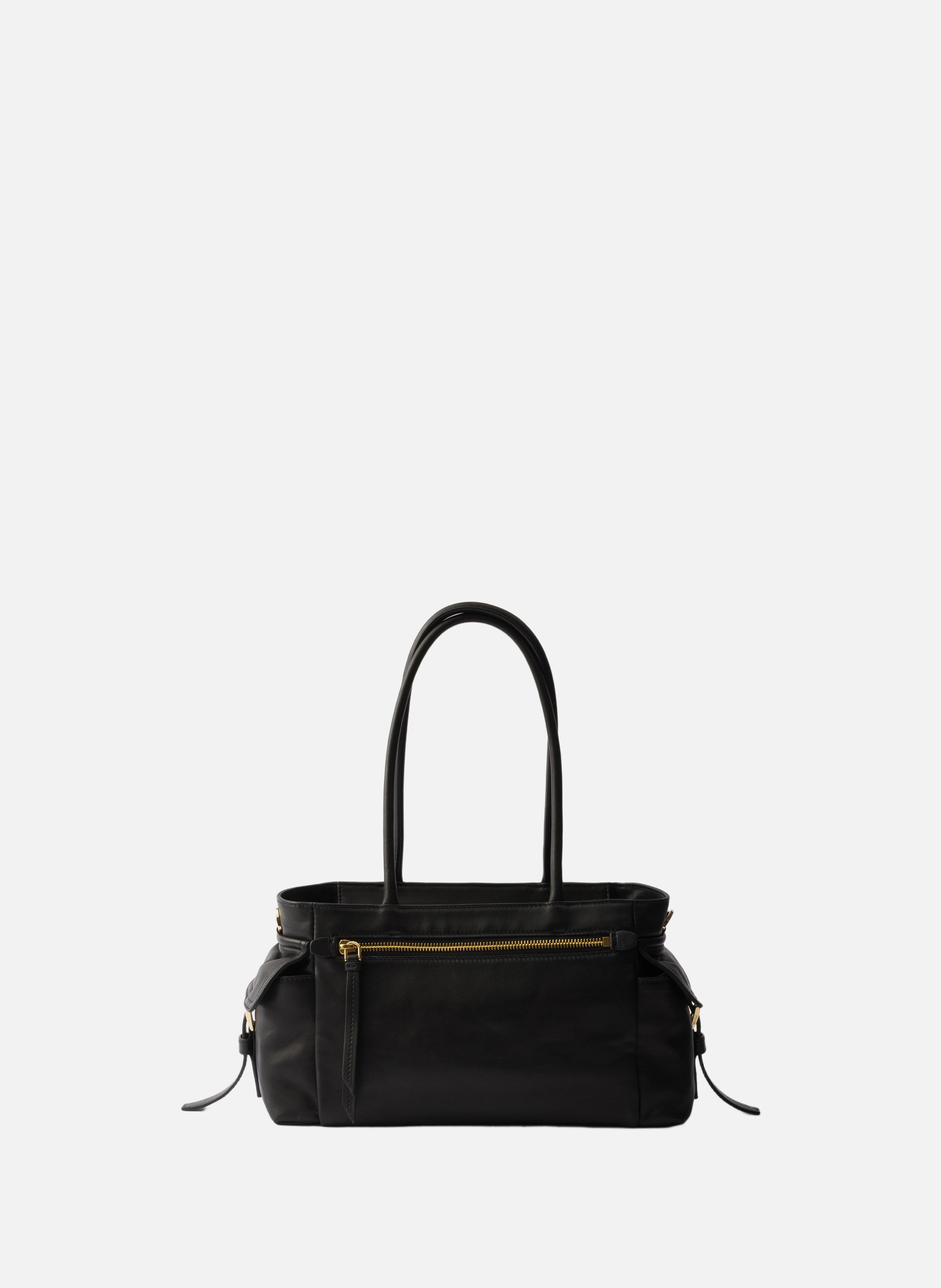 Sac cabas prada explore en cuir nappa PRADA Noir