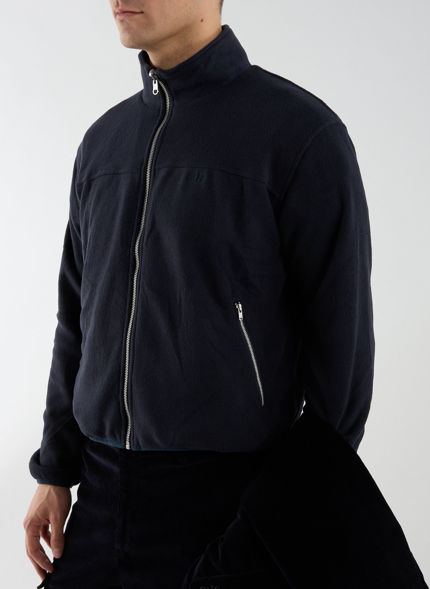 Oversized ribbed velvet jacket in a cotton blend ARTE ANTWERP Blue