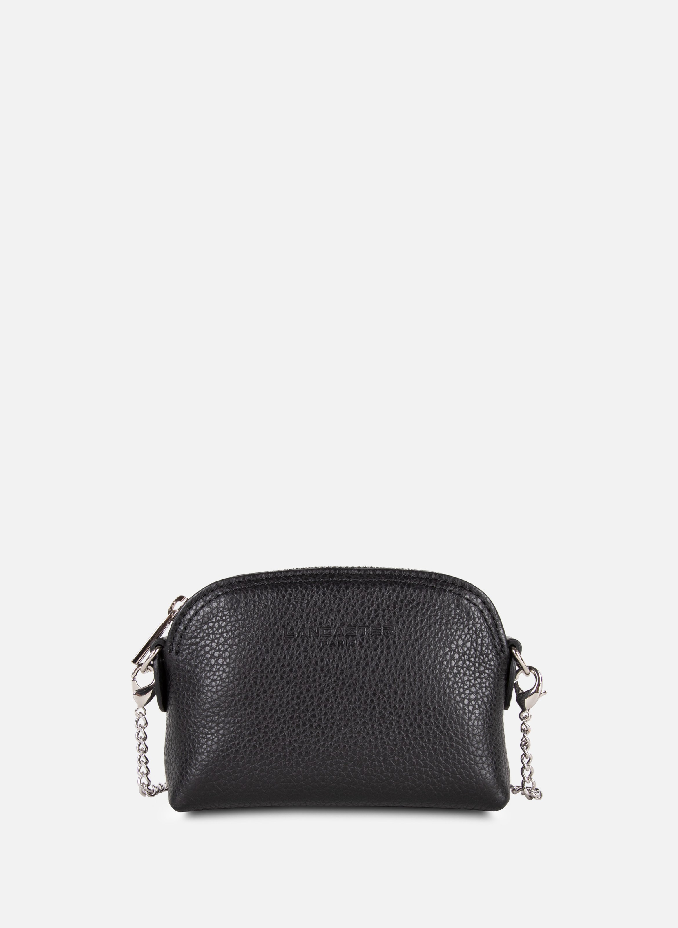 LANCASTER Small coin purse - Foulonné PM Black