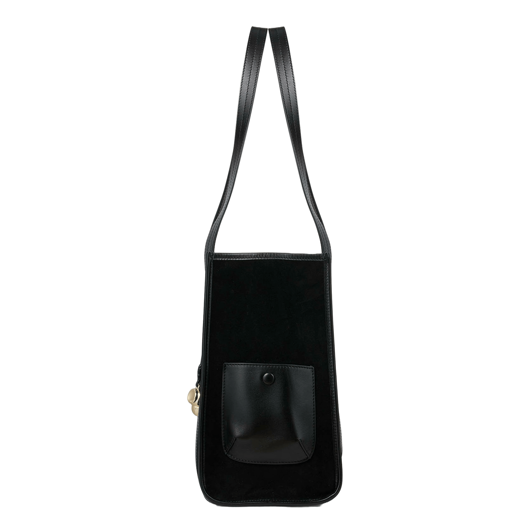 Sac cabas en cuir SANDRO Noir