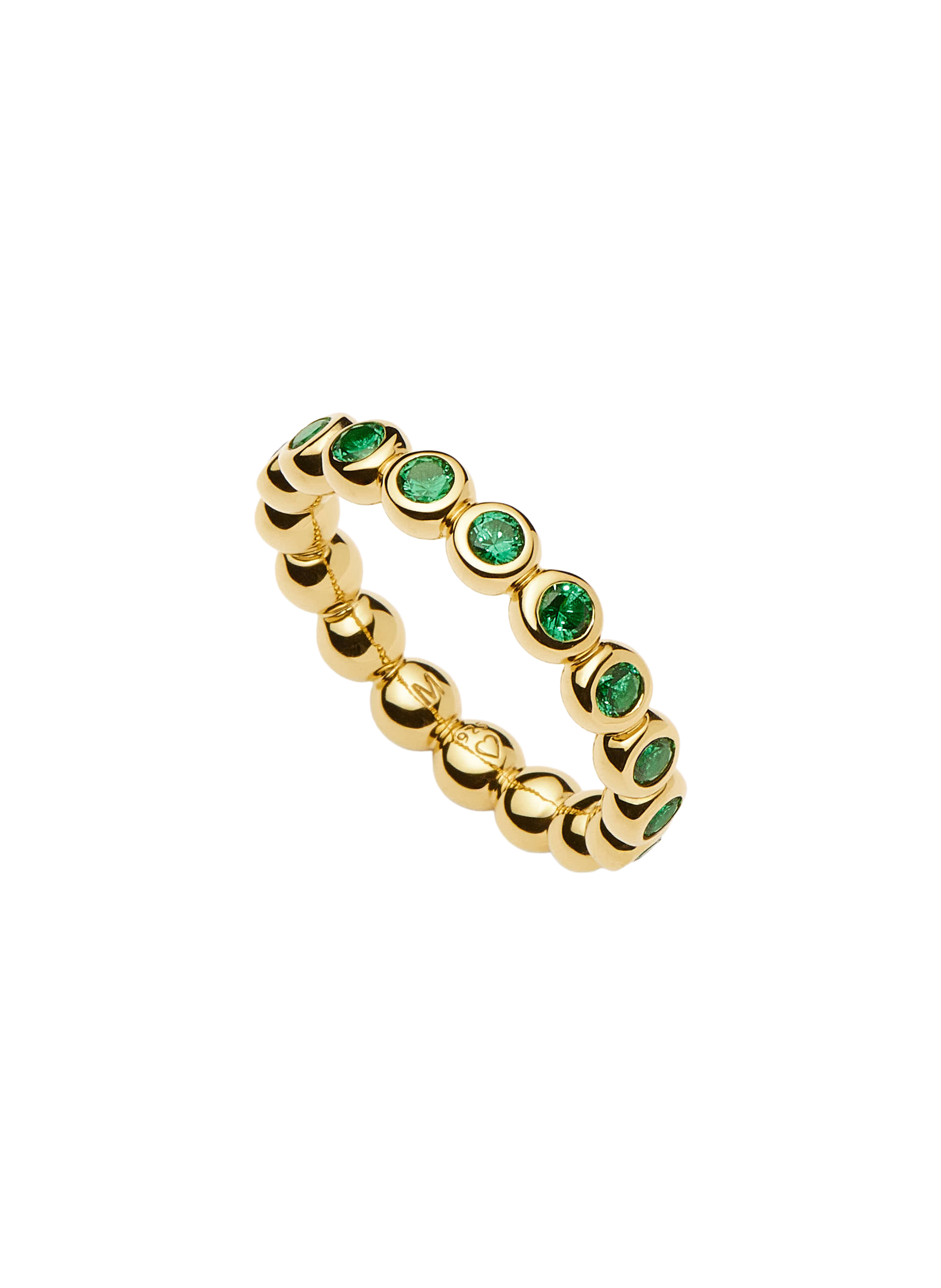 Bague Tennis sertie de pierres MISSOMA Vert