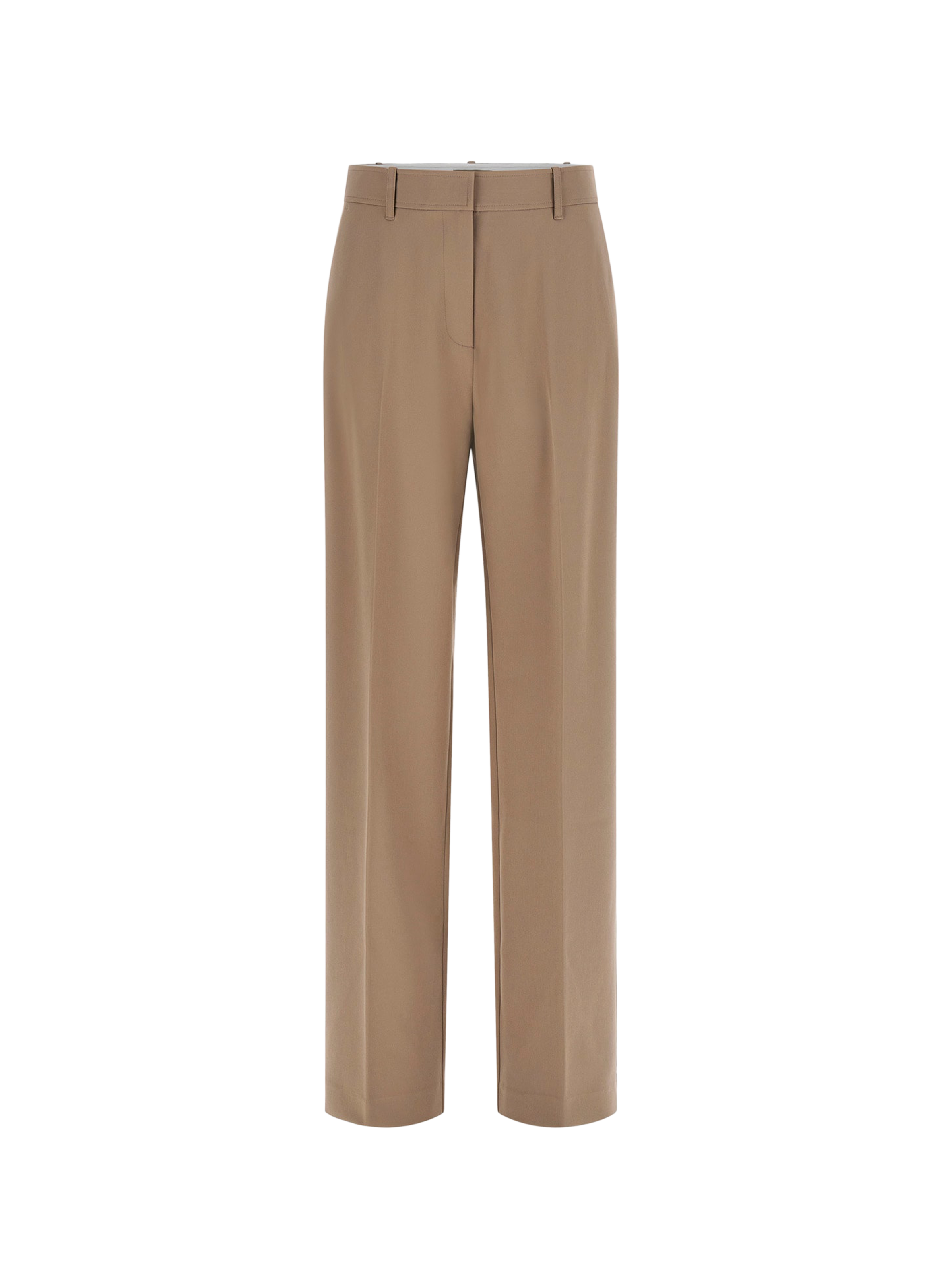 Wide-leg tailored trousers GUESS Brown