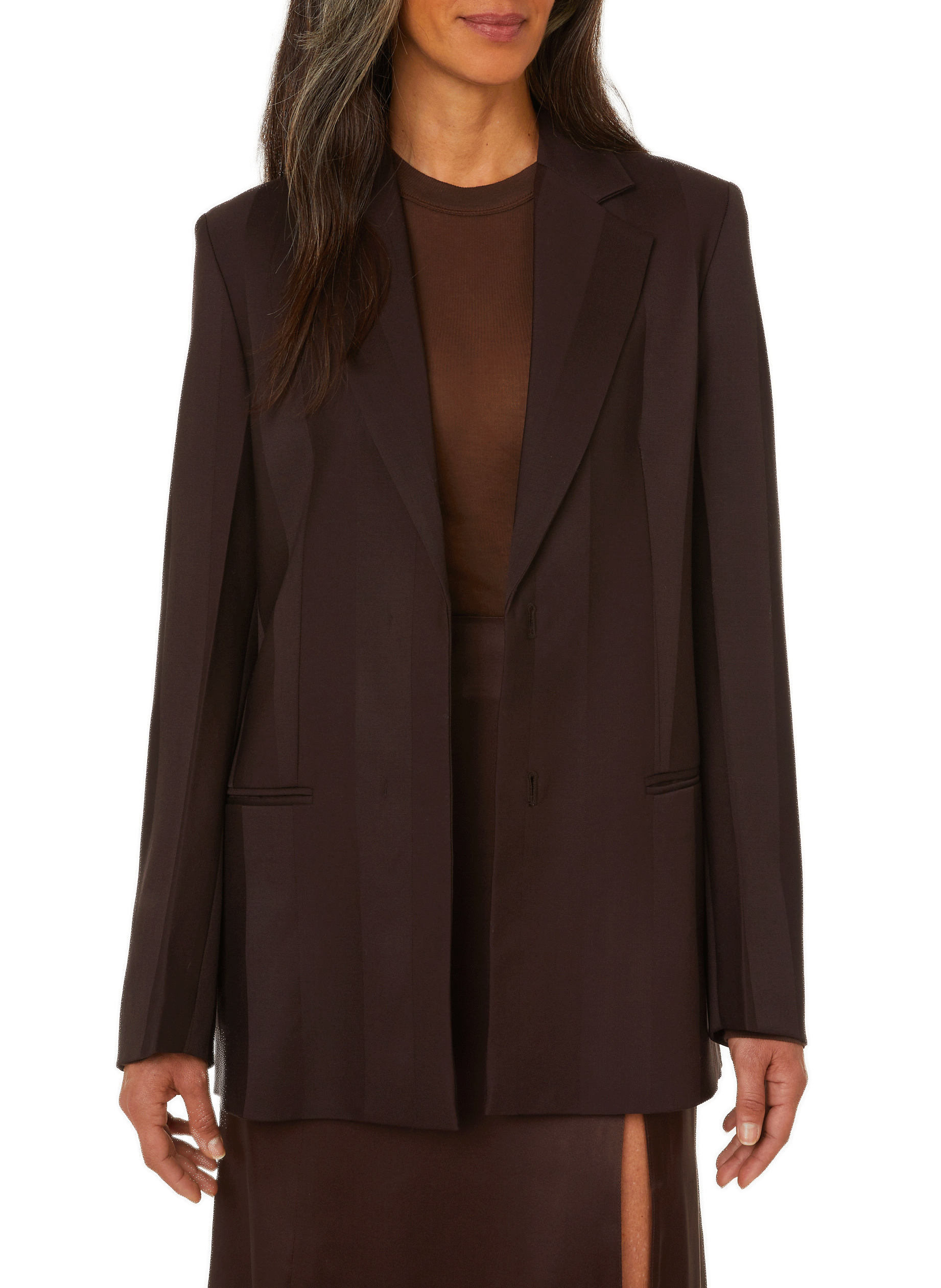 Veste en laine BITE STUDIOS Marron