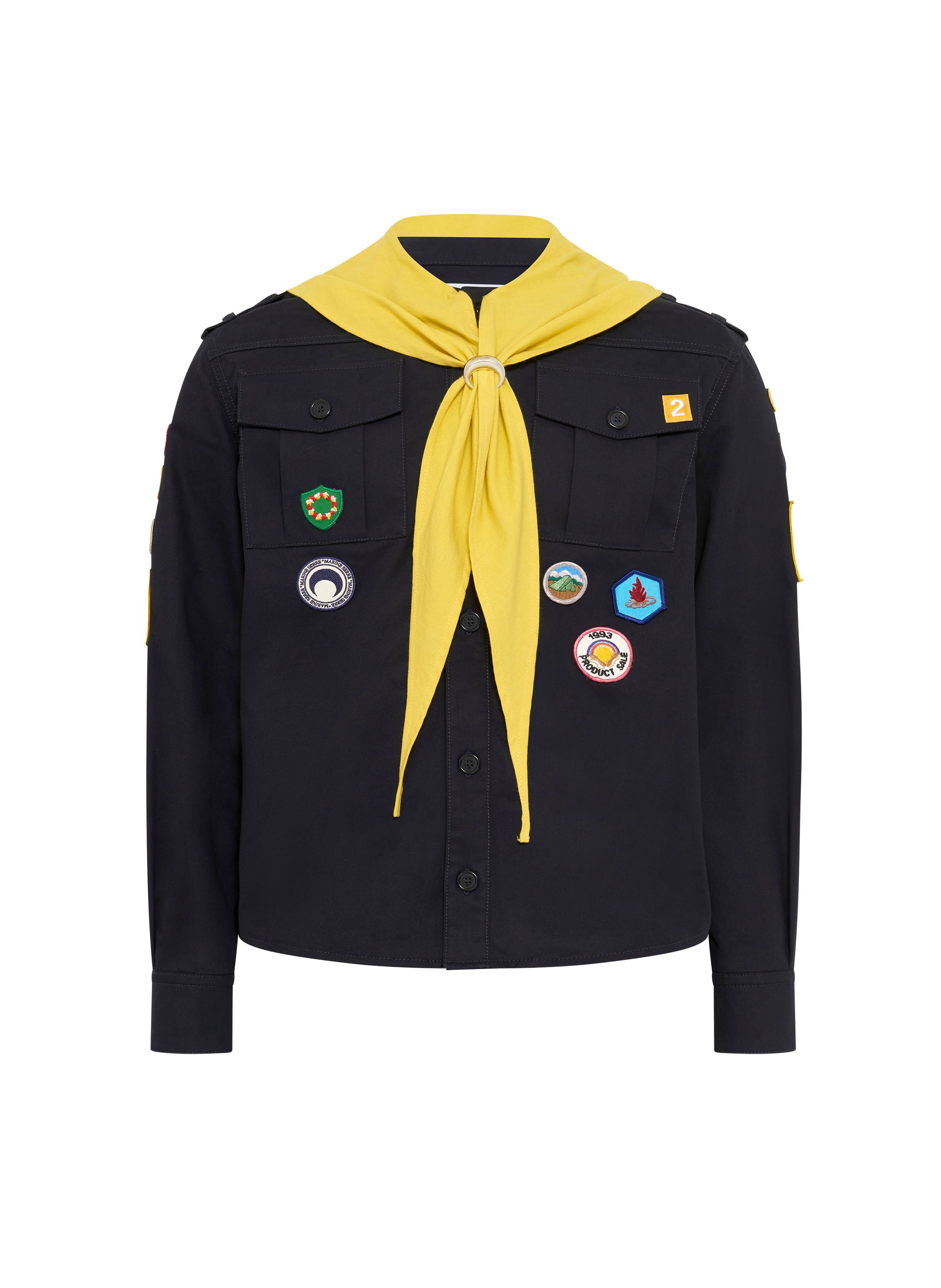 Chemise workwear scout MARINE SERRE Bleu