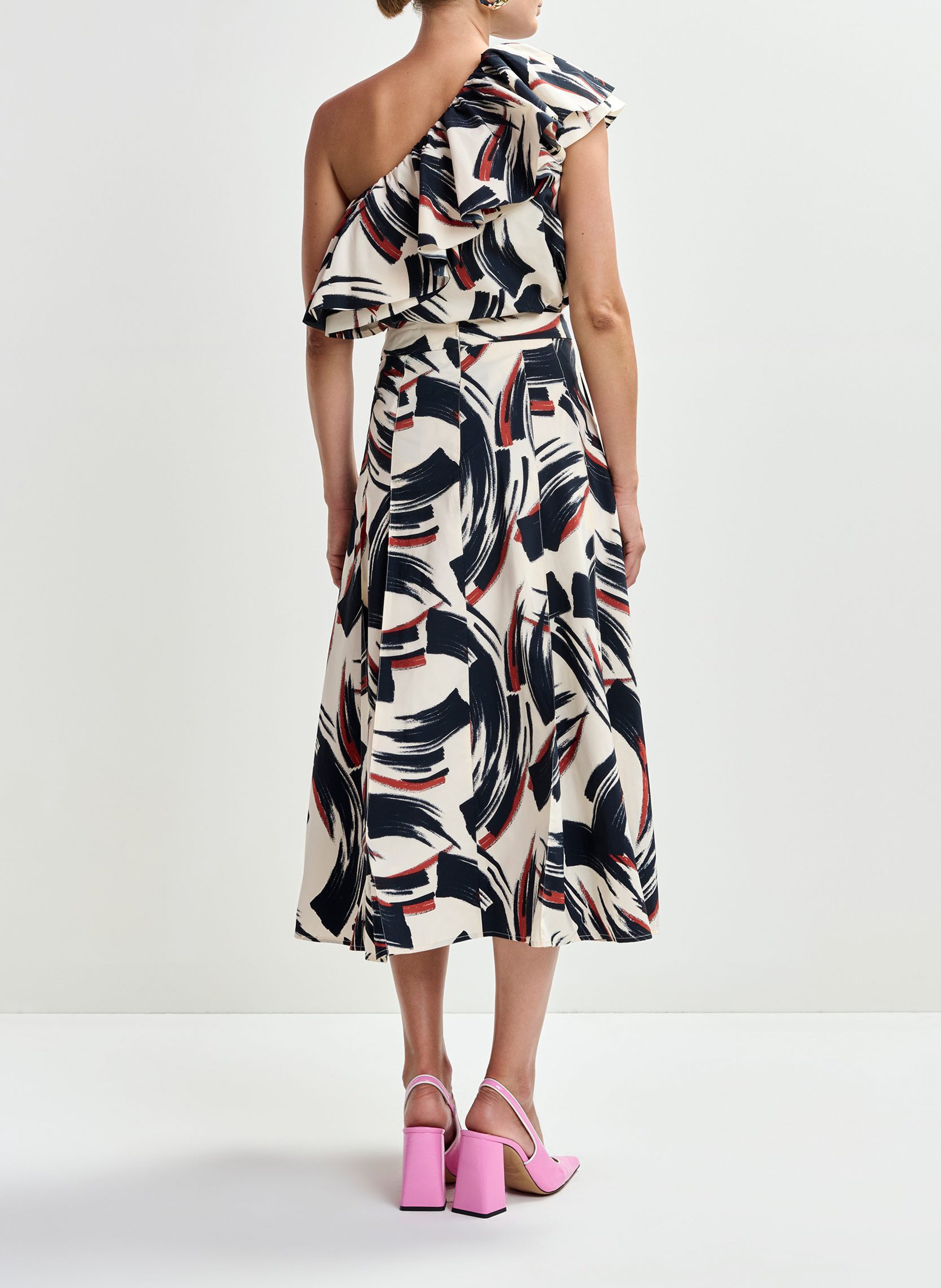 Top asymétrique imprimé jillian ESSENTIEL ANTWERP Multicolore