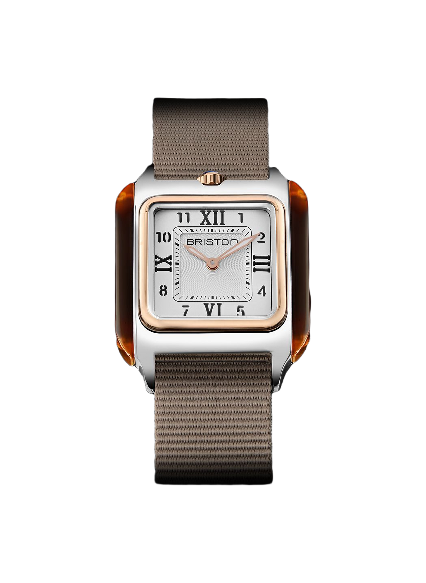 Montre quartz Streamliner Kennedy en nylon BRISTON Blanc