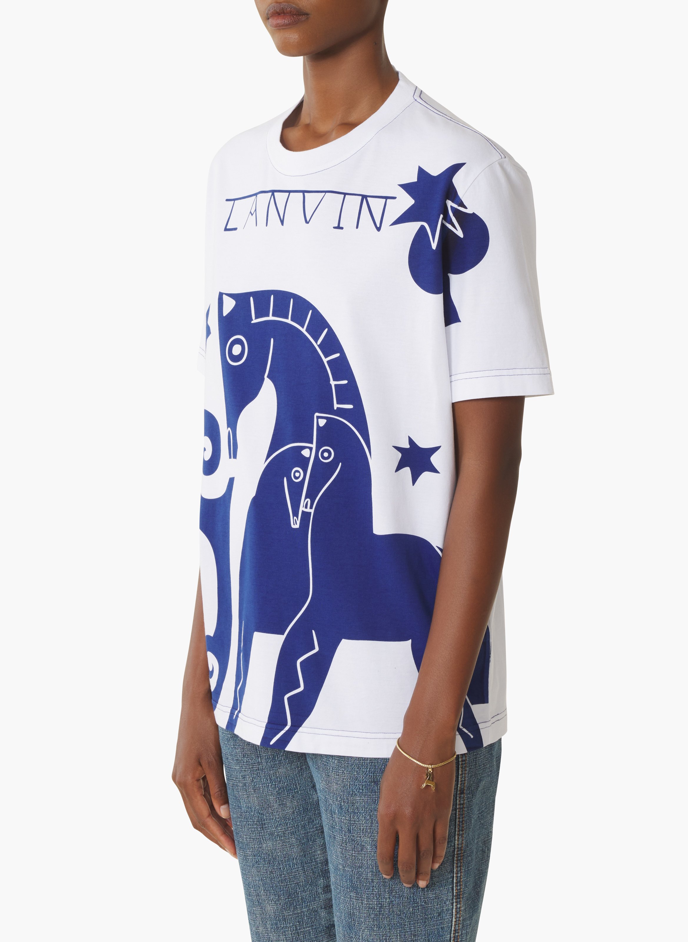 T-shirt imprimé lunar year LANVIN Blanc