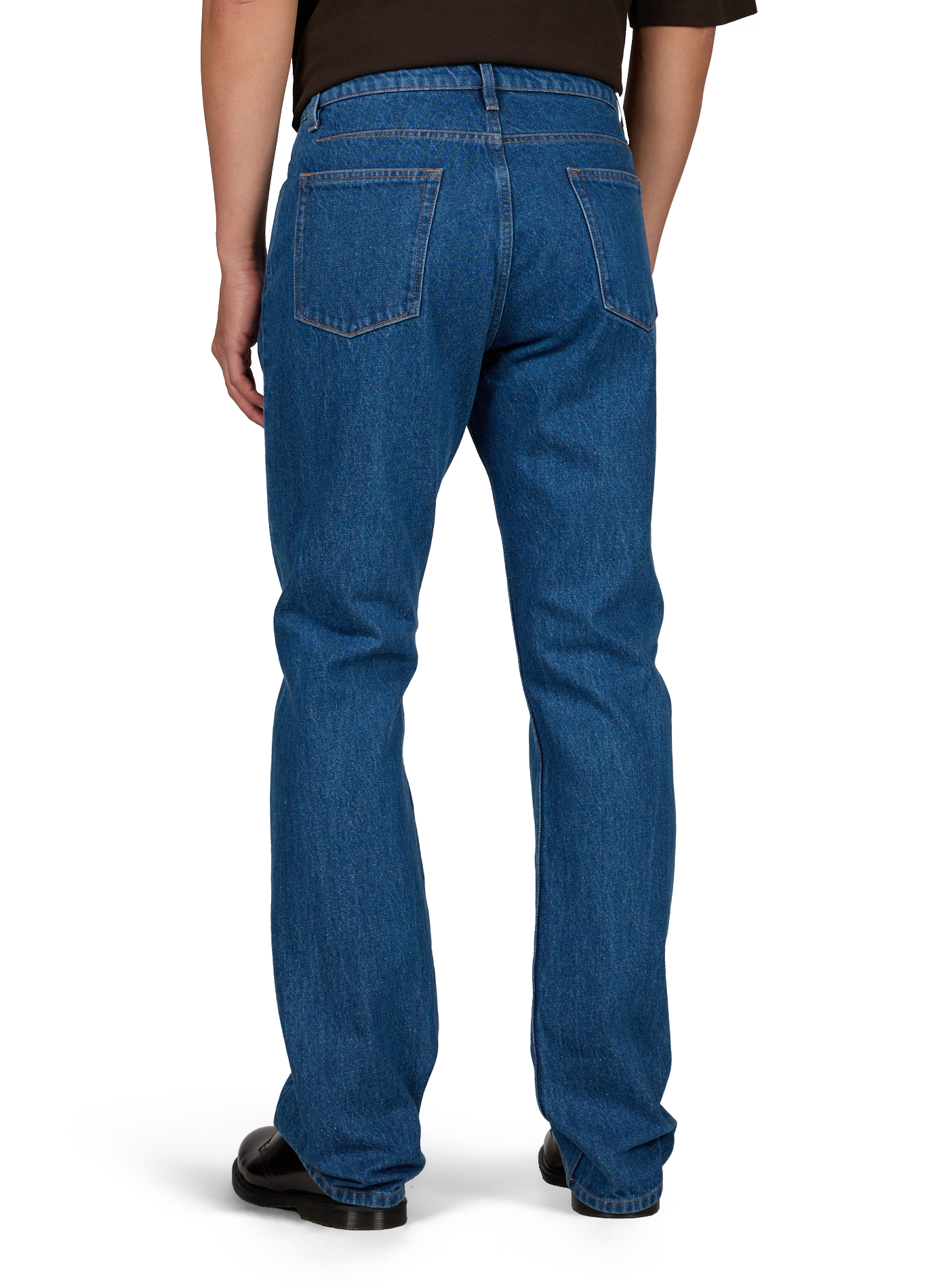Straight cotton jeans JIL SANDER Blue