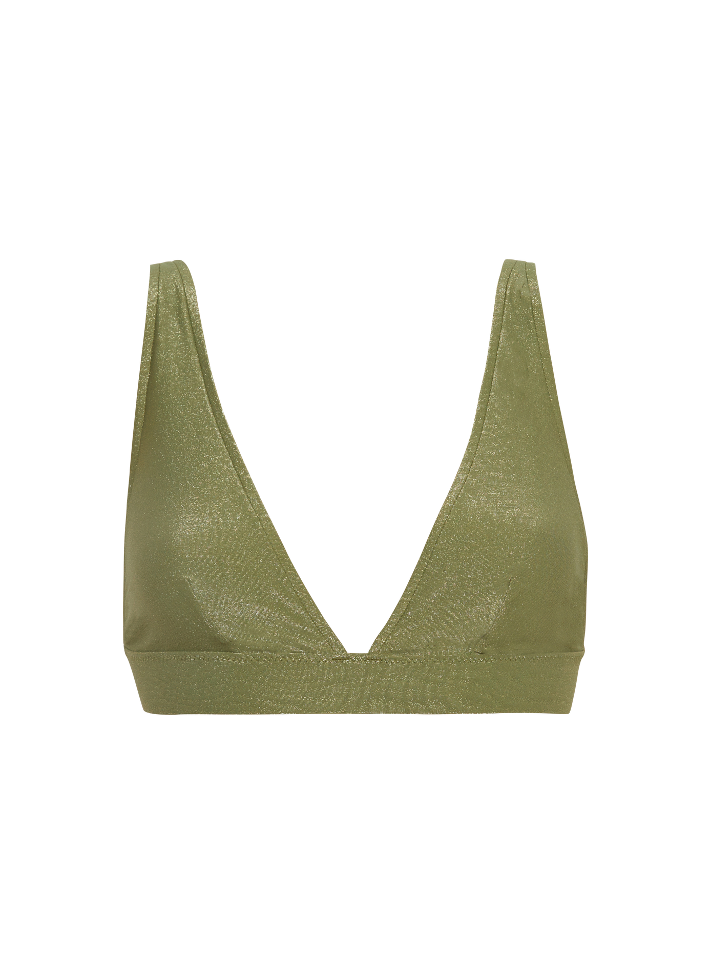 Top de bikini a rayas. SOWE BIARRITZ Caqui