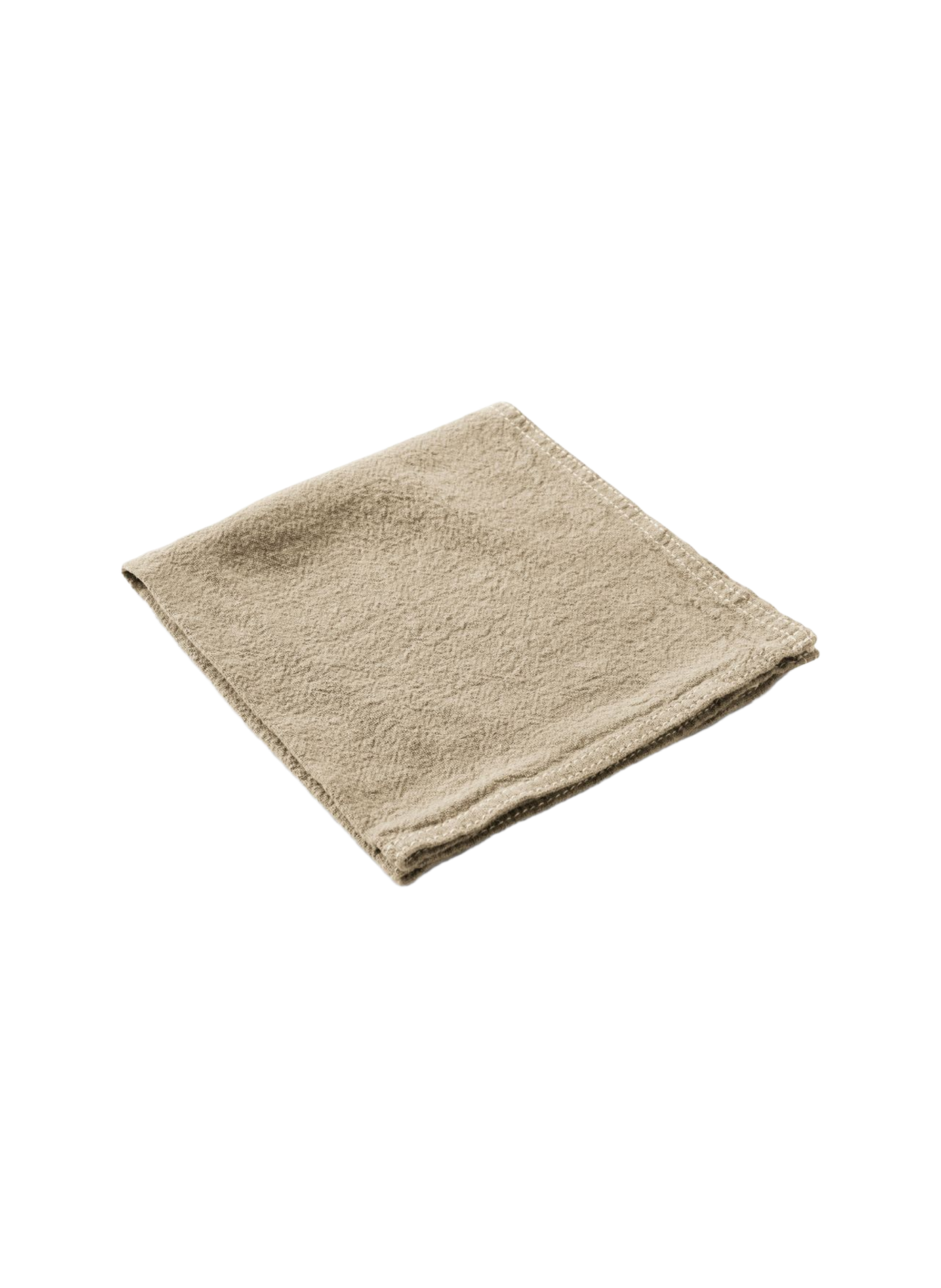 Set of 6 linen table napkins CHARVET Beige