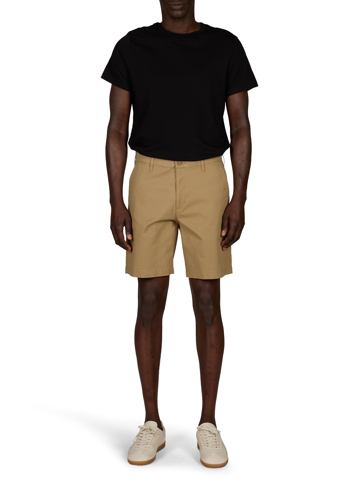 Ultimate straight cotton blend shorts DOCKERS Beige